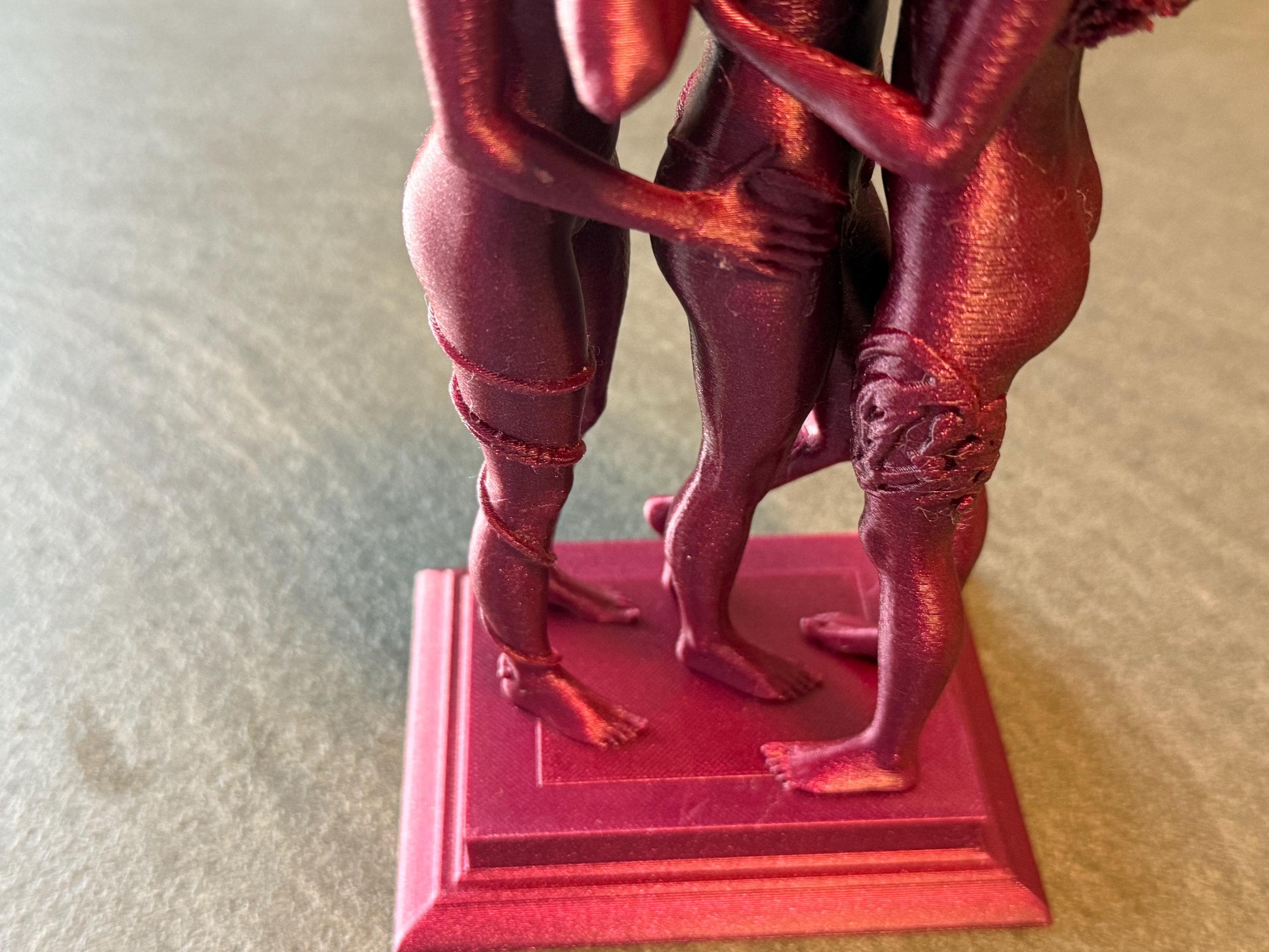 Trio Woman Sculpture | Contemporary Female Form Decor | Handmade Multi-Figure Artwork | Discreet Packaging