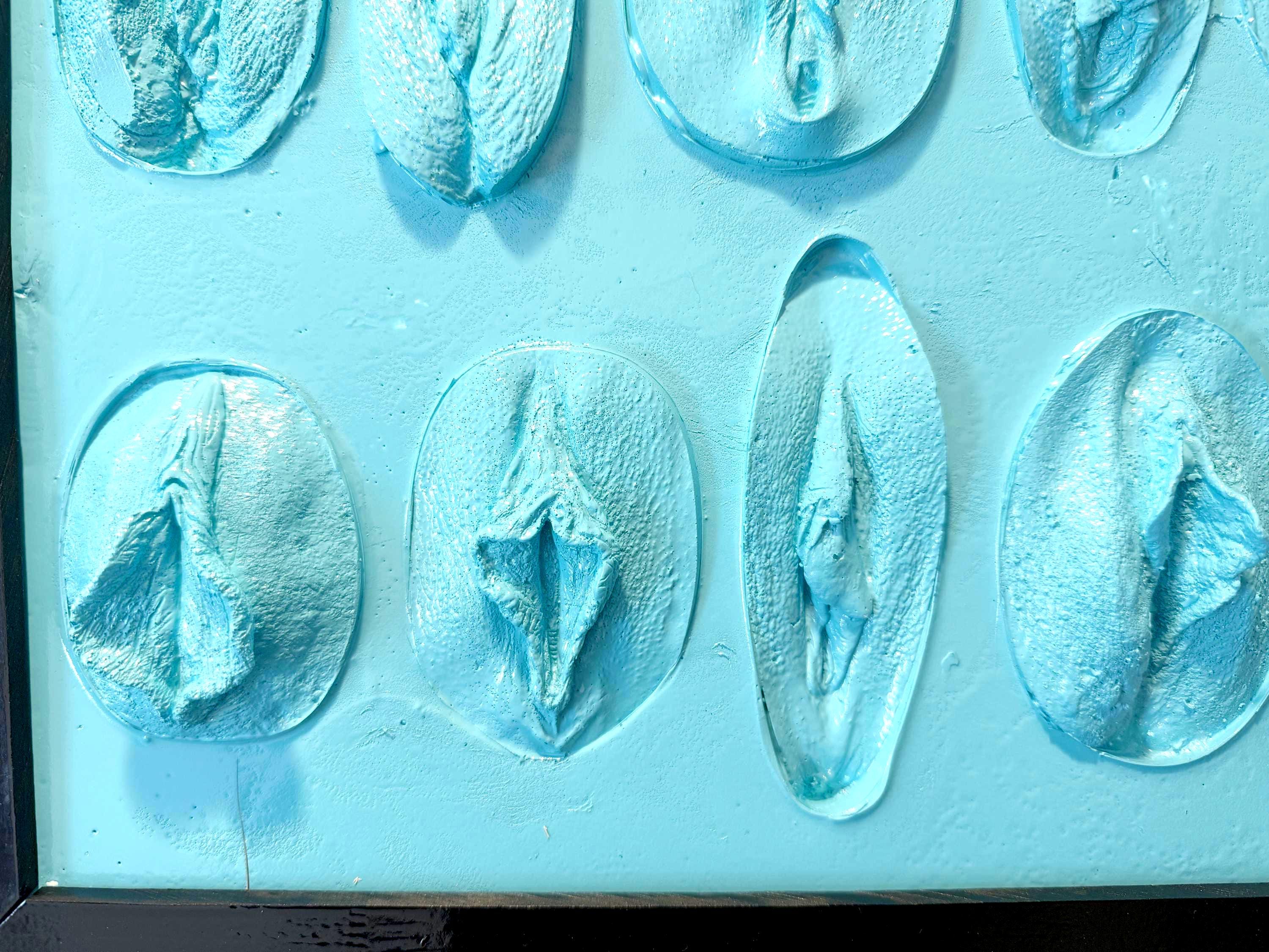 Textured Feminine Form Wall Art | Modern Resin Sculpture | Discreet Packaging