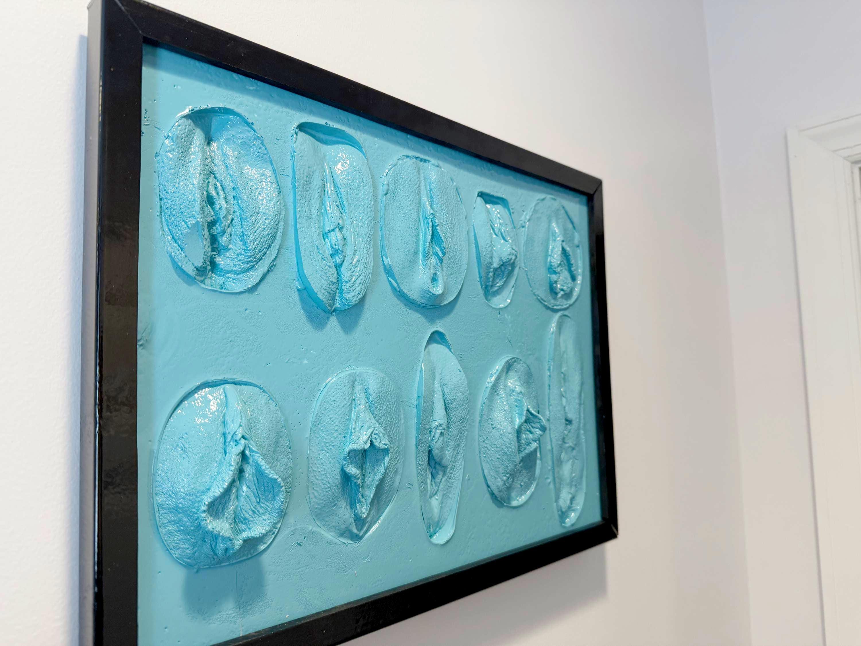 Textured Feminine Form Wall Art | Modern Resin Sculpture | Discreet Packaging