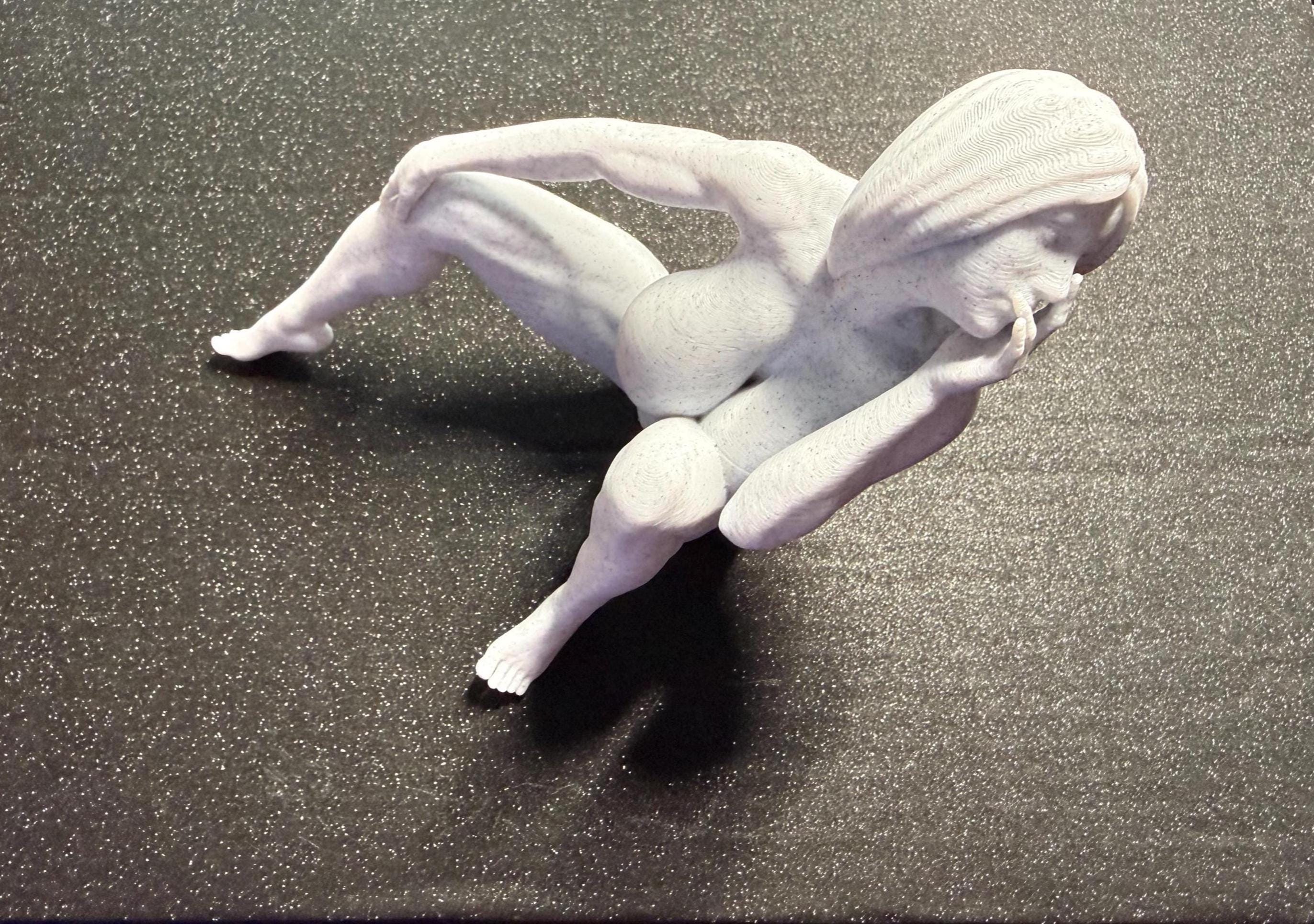 Female Figure Sculpture | Abstract Nude Art Statue | Contemporary Feminine Form Decor | Discreet Packaging