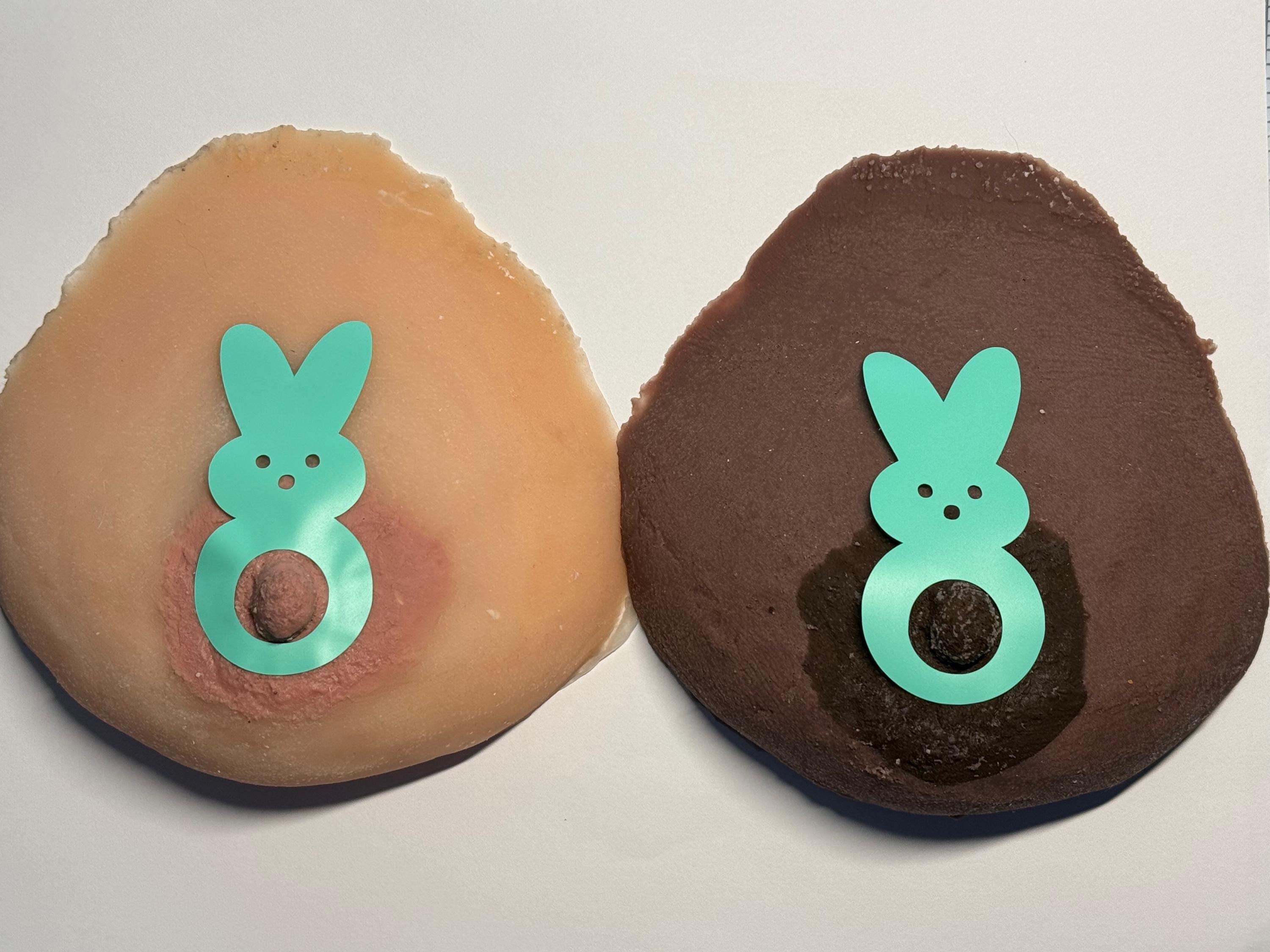 Easter Bunny Body Pasty | Self-Adhesive Peep Design | Discreet Packaging