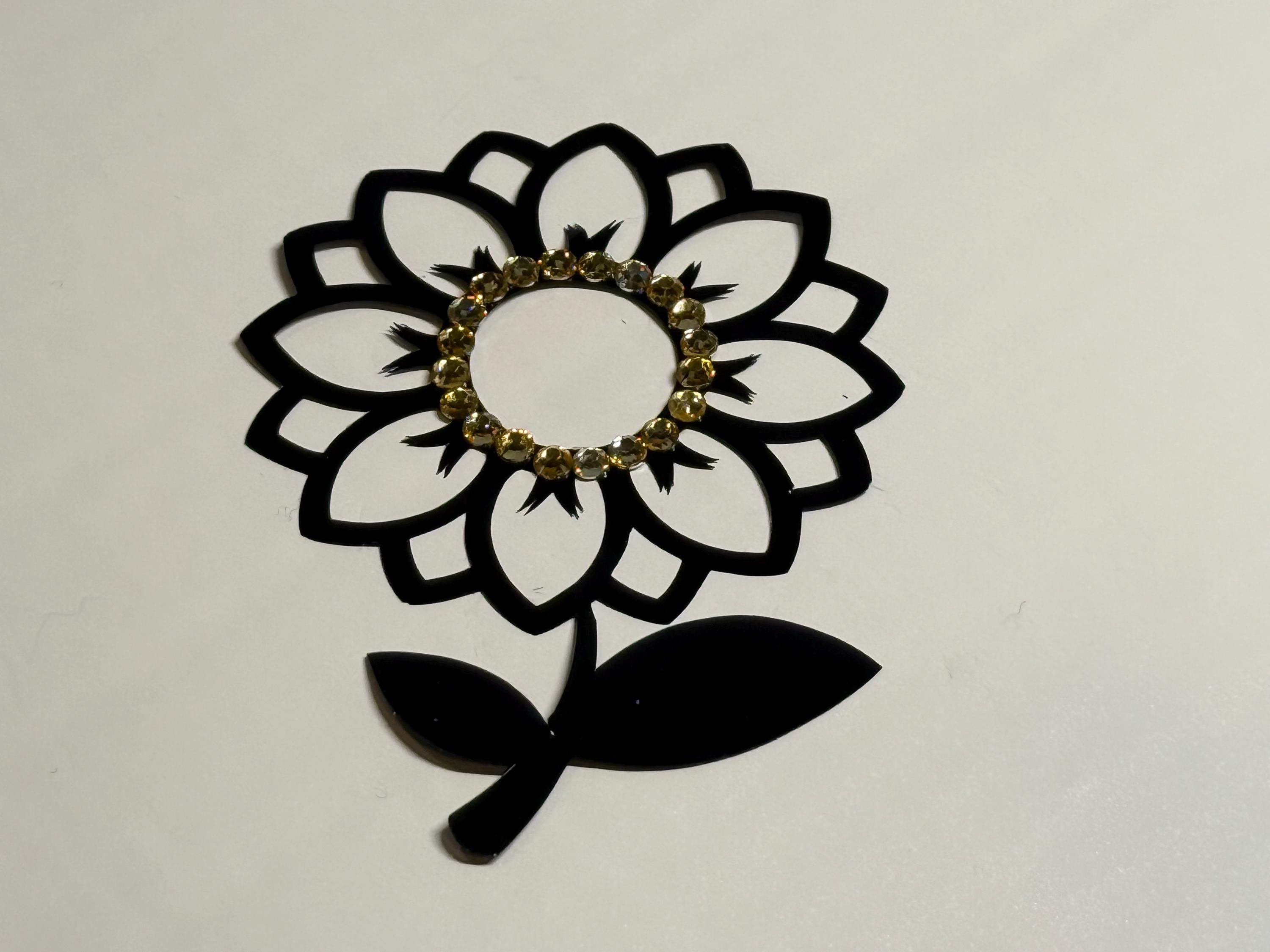 Rhinestone Flower Body Pasty | Rave Festival Body Jewelry | Discreet Packaging