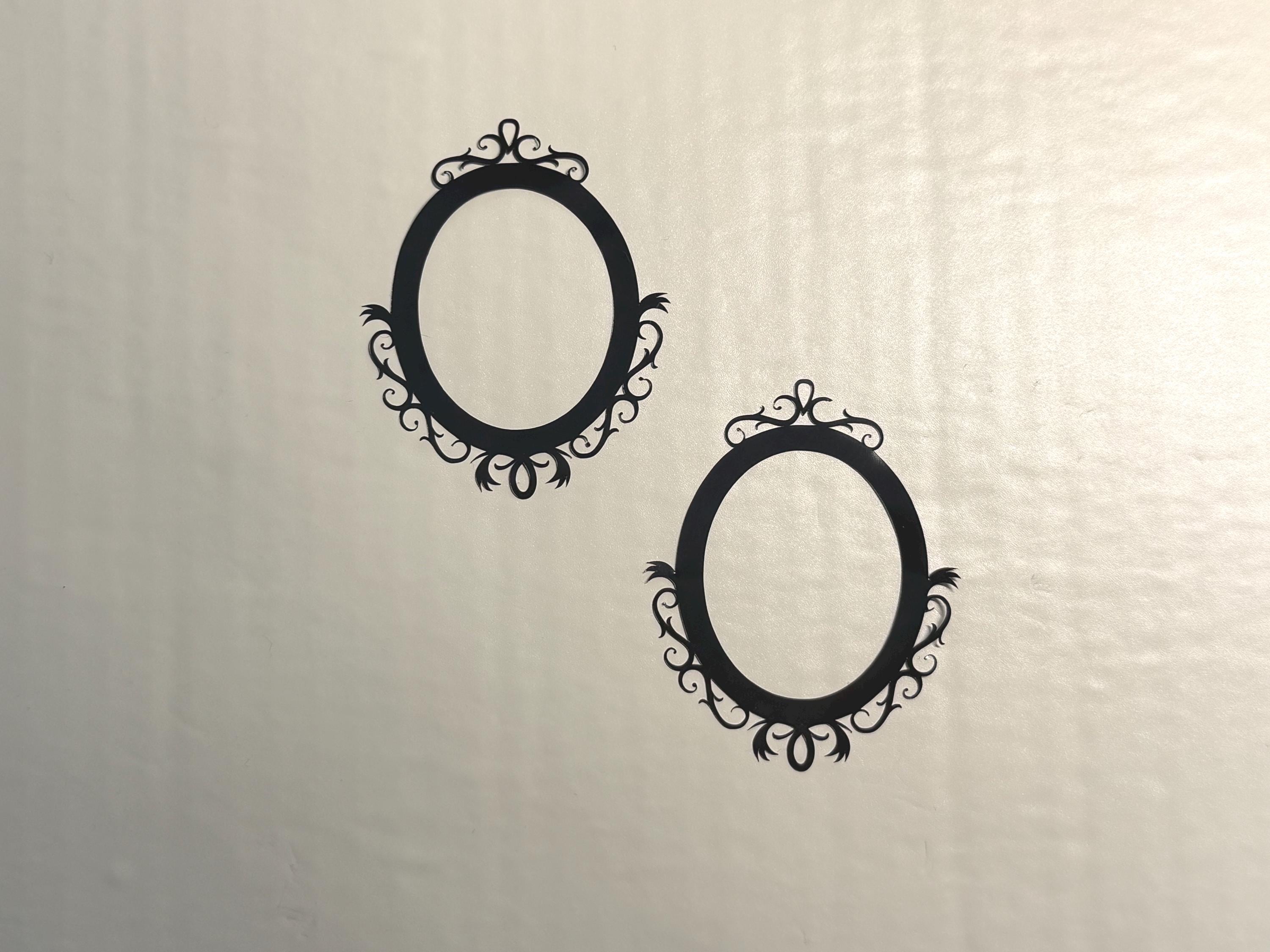 Gothic Pasty | Gothic Circle with Decorative Top and Bottom | Blackwork | Dark Romance | Discreet Packaging