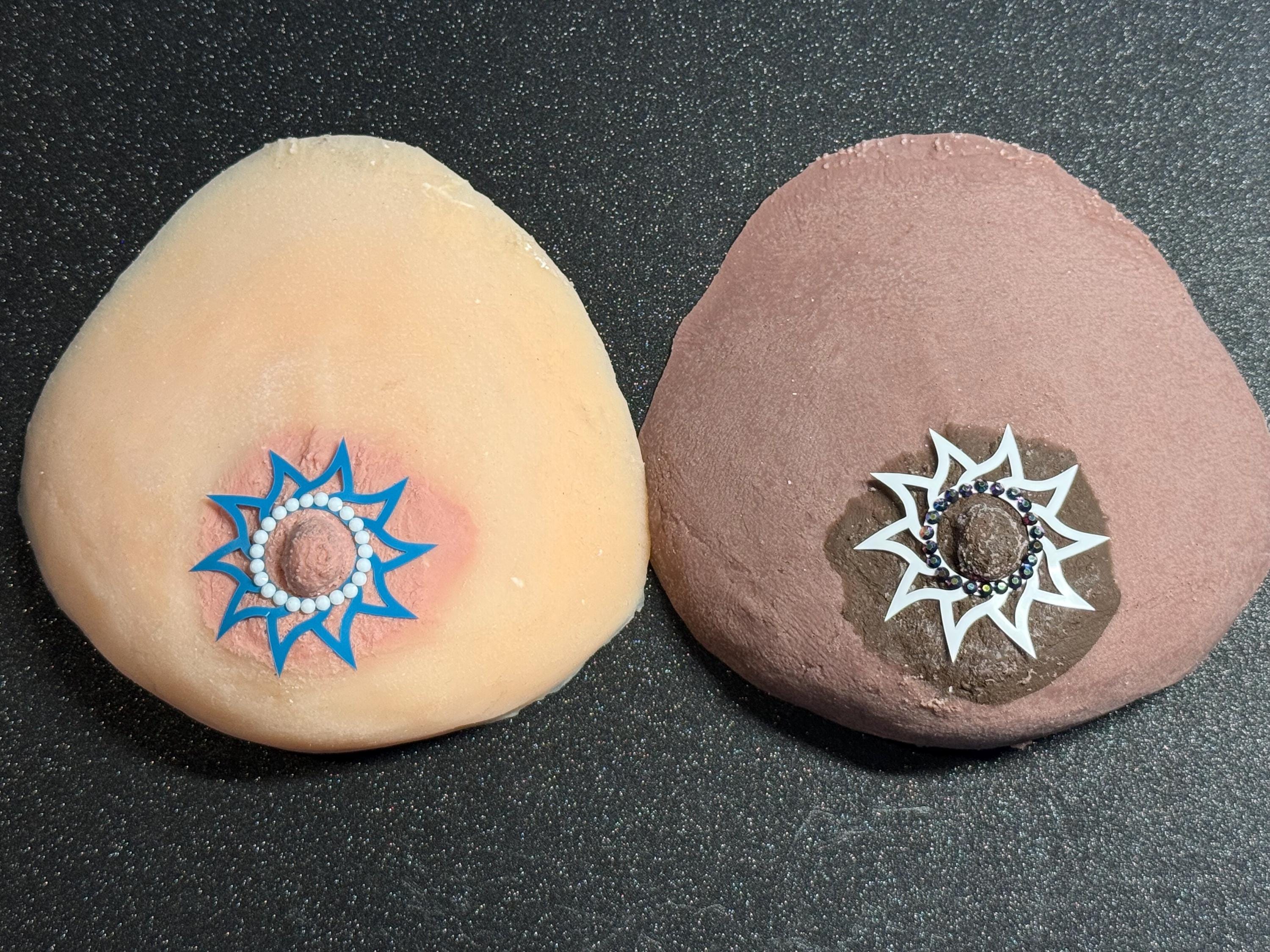 Rhinestone Flower Pasties | Rave Festival Body Jewelry | Discreet Packaging