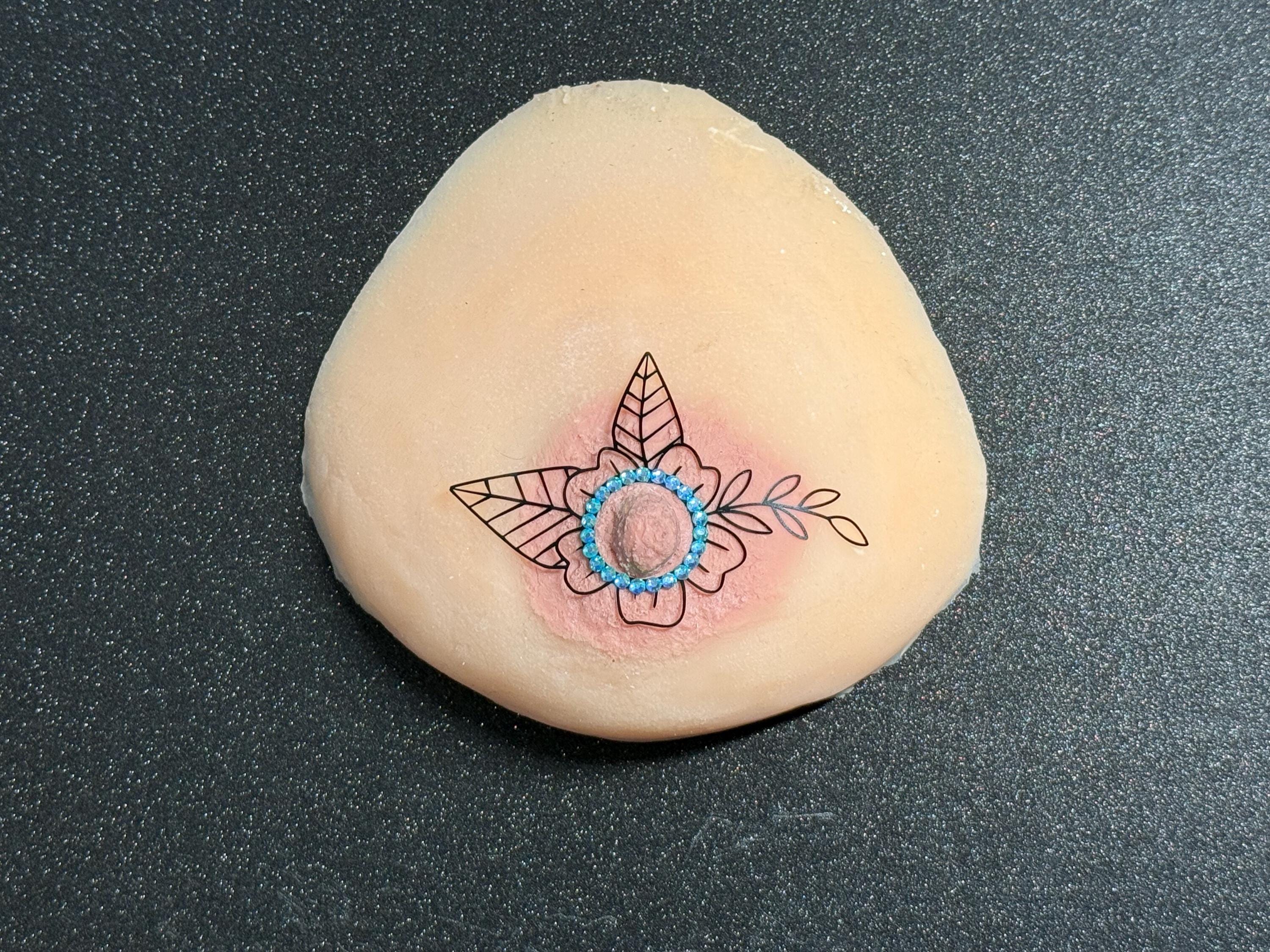 Rhinestone Flower Body Pasty | Festival Body Jewelry | Discreet Packaging