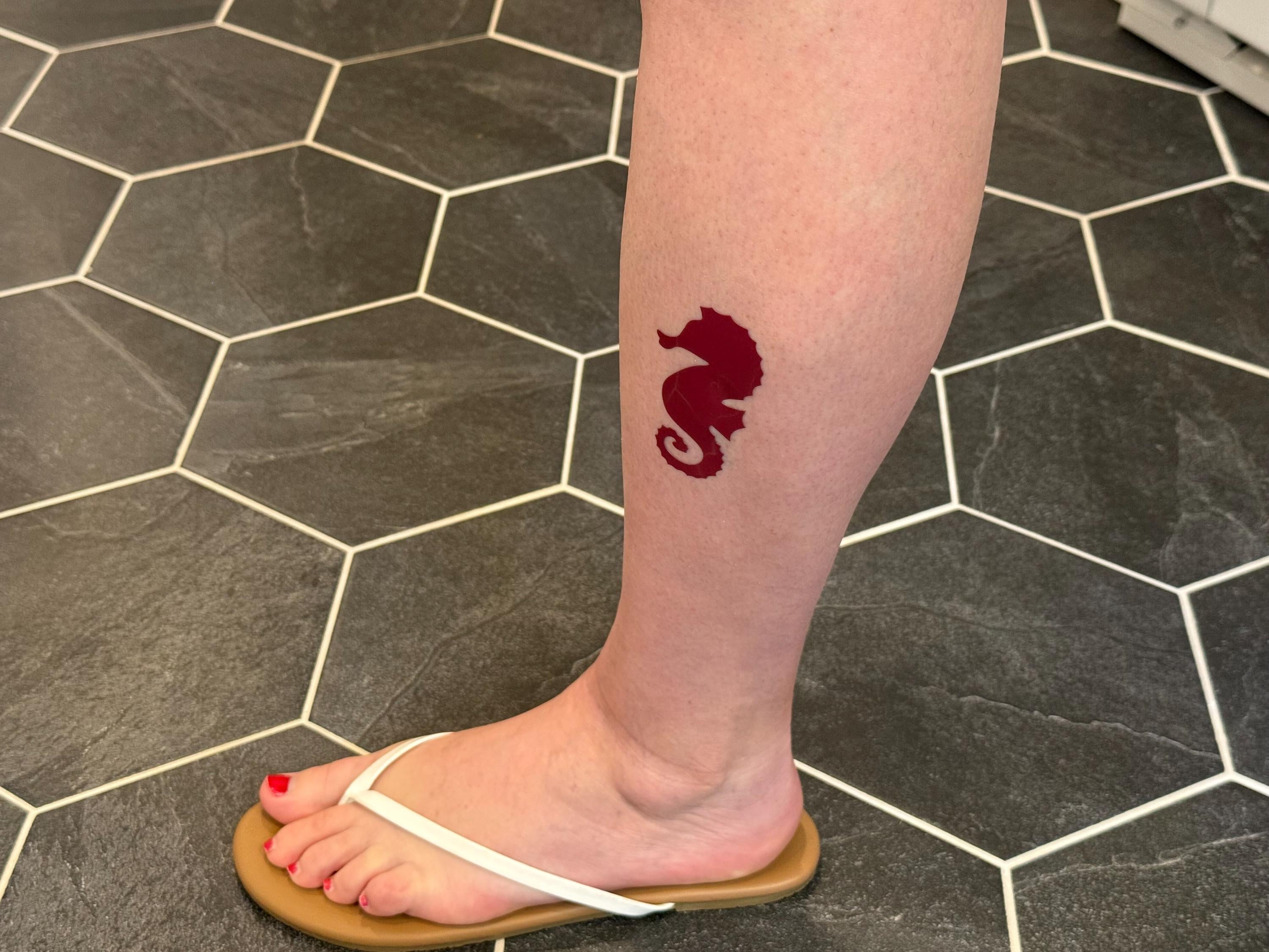 Beach Tan Line Stickers: Self Adhesive Body Tanning Decals