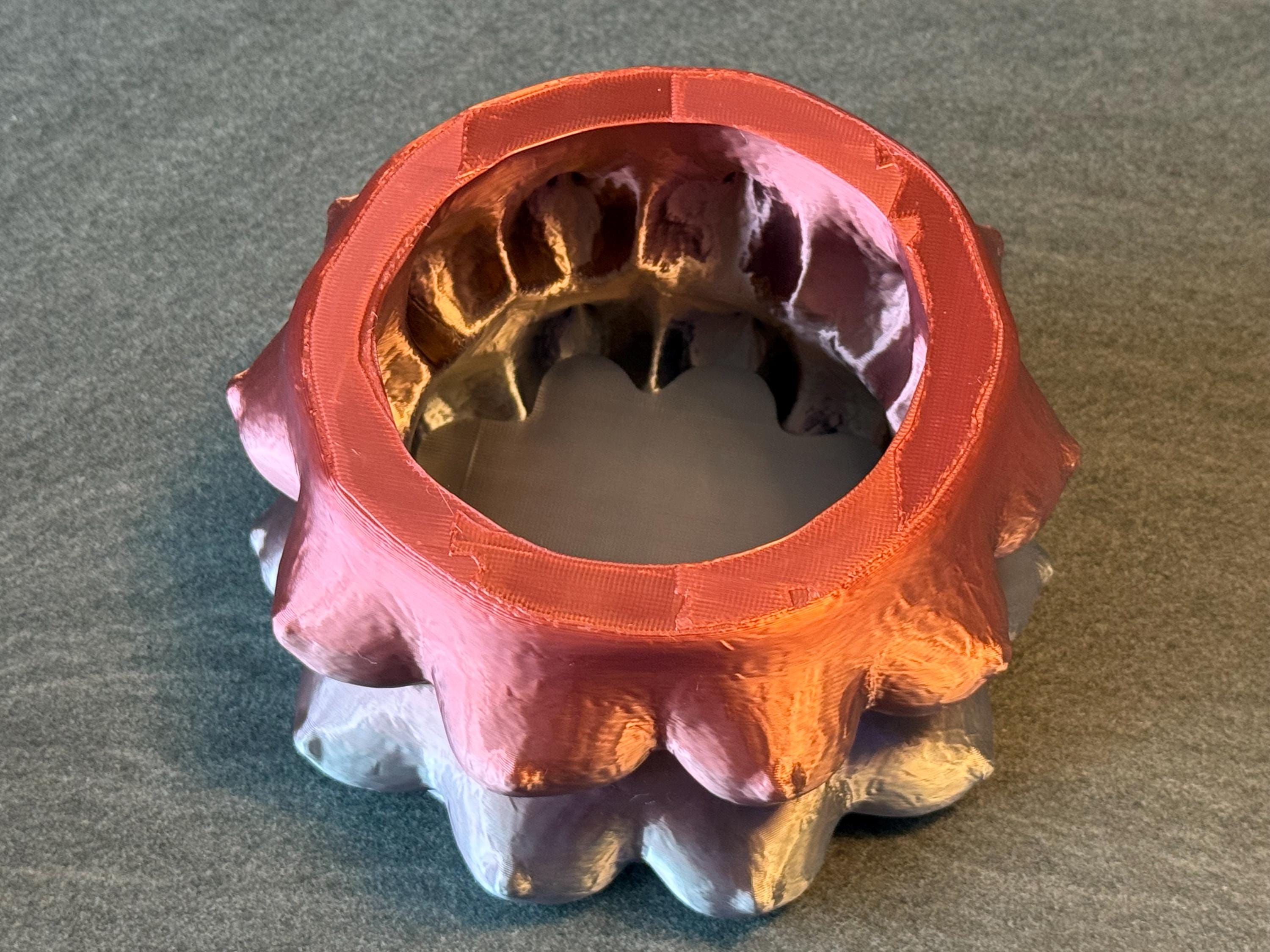 Textured Planter | Trinket Holder | Desk Organizer | Modern Vase | Home Decor | Discreet Packaging