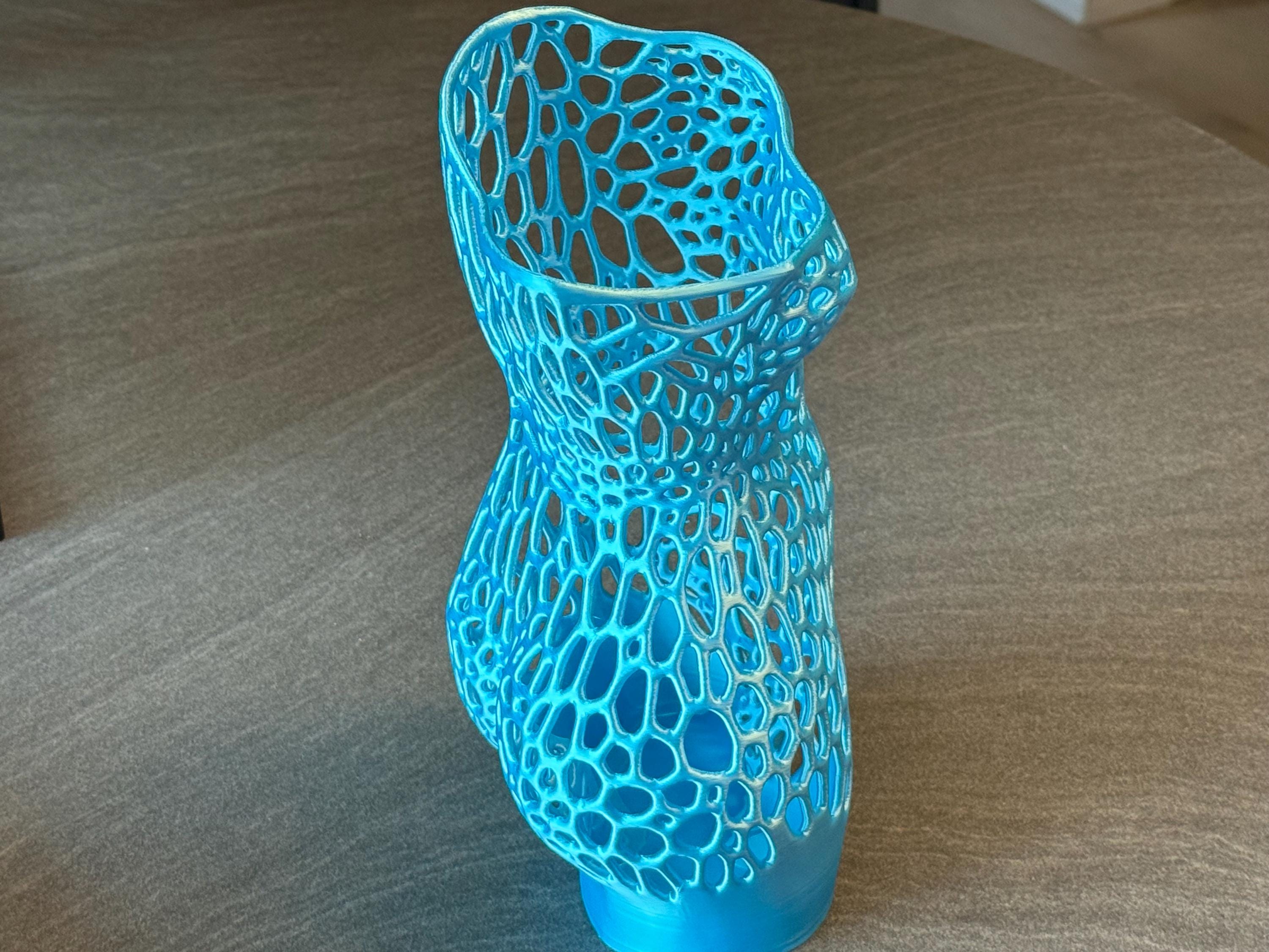 Lace Pattern Torso Vase | Art Deco Inspired Female Form Planter | Discreet Packaging