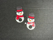 Snowman Nipple Stickers | Festive Holiday Pasties | Christmas Body Stickers | Funny Winter Party Accessory | Adult Humor Gift