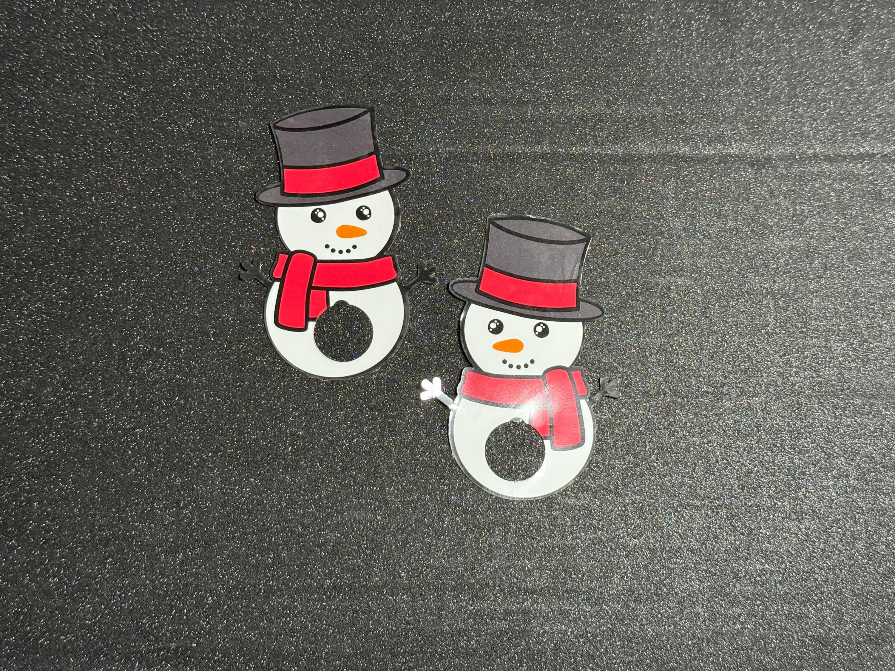 Snowman Nipple Stickers | Festive Holiday Pasties | Christmas Body Stickers | Funny Winter Party Accessory | Adult Humor Gift