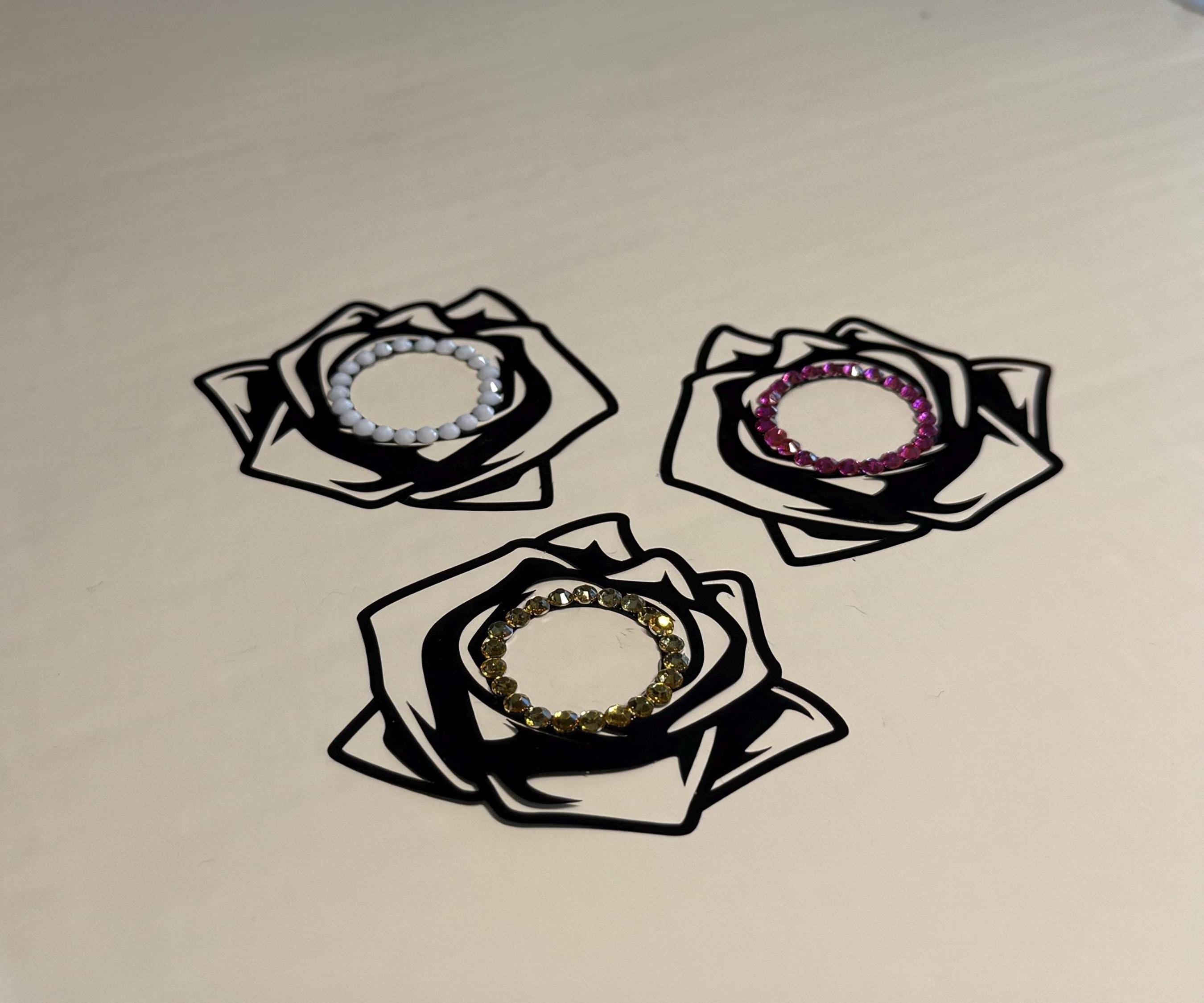 Rhinestone Flower Body Pasty | Rave Festival Body Jewelry | Discreet Packaging