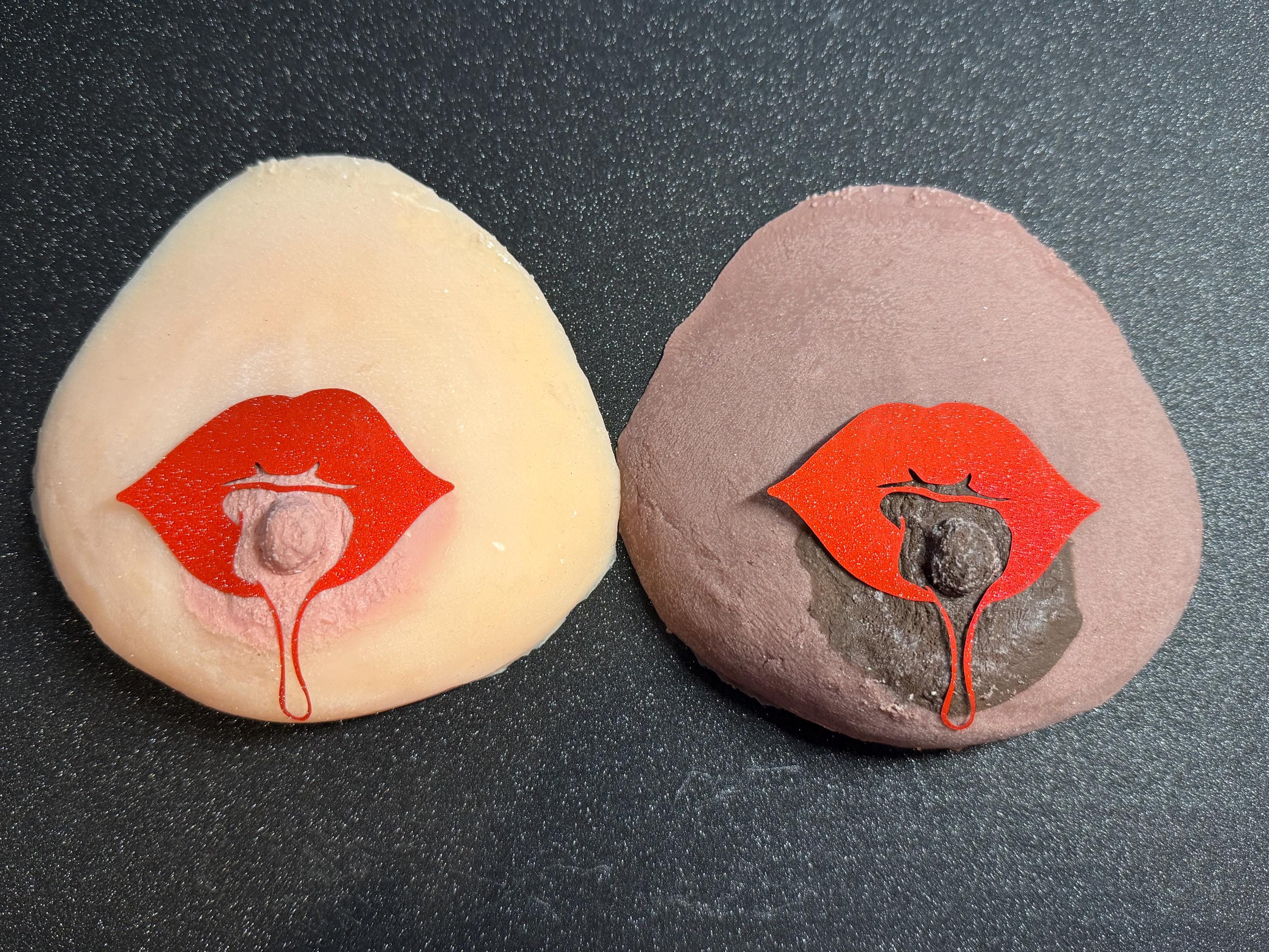 Sexy Sticker | Bold | Vibrant Lips | Made to Order | Glitter Lips | Red Pasty | Discreet Packaging