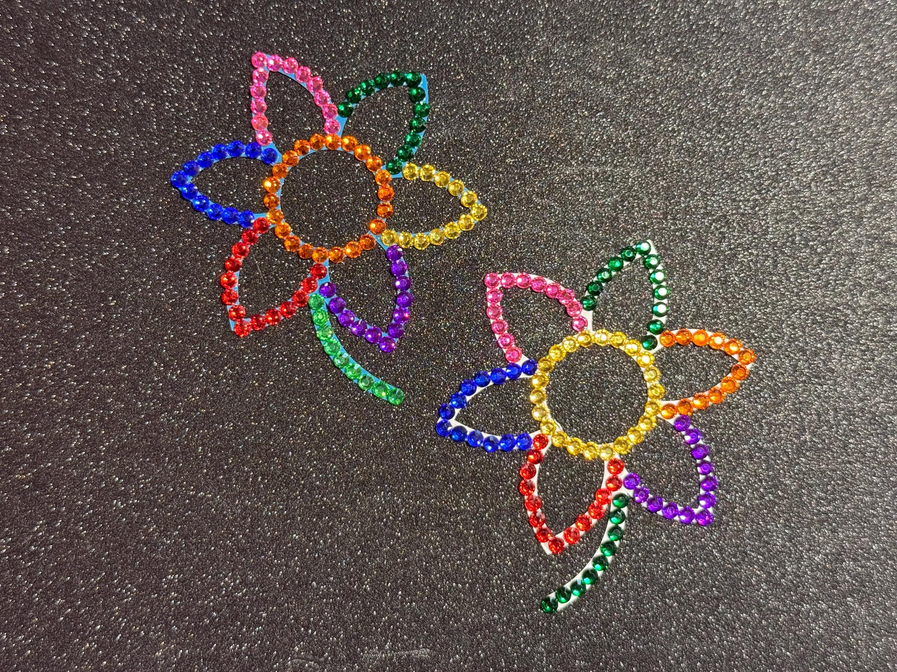 Rhinestone Flower Nipple Pasty | Rave Body Jewelry | Discreet Packaging
