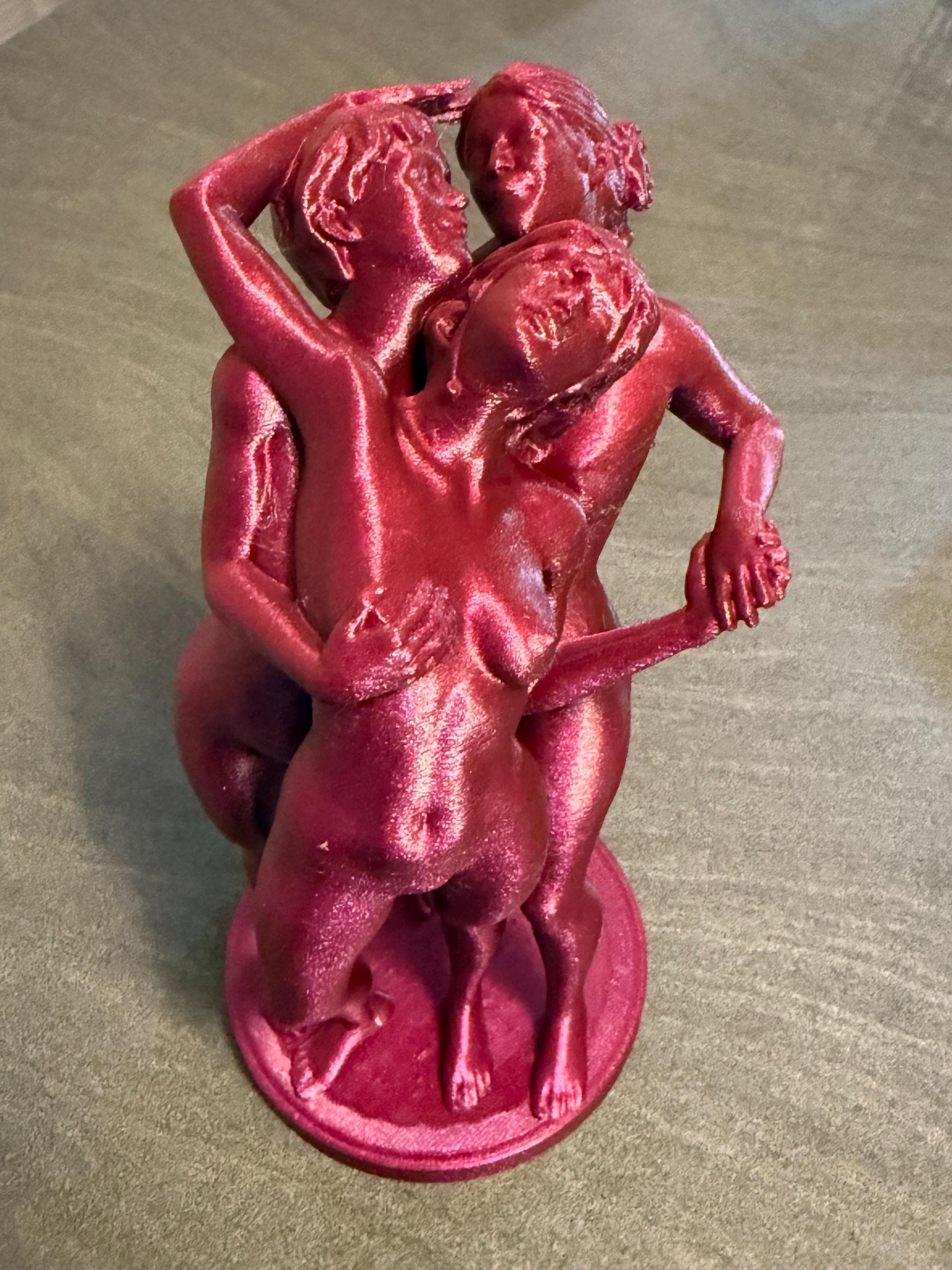 Trio Woman Sculpture | Contemporary Female Form Décor | Handmade Multi-Figure Artwork | Discreet Packaging