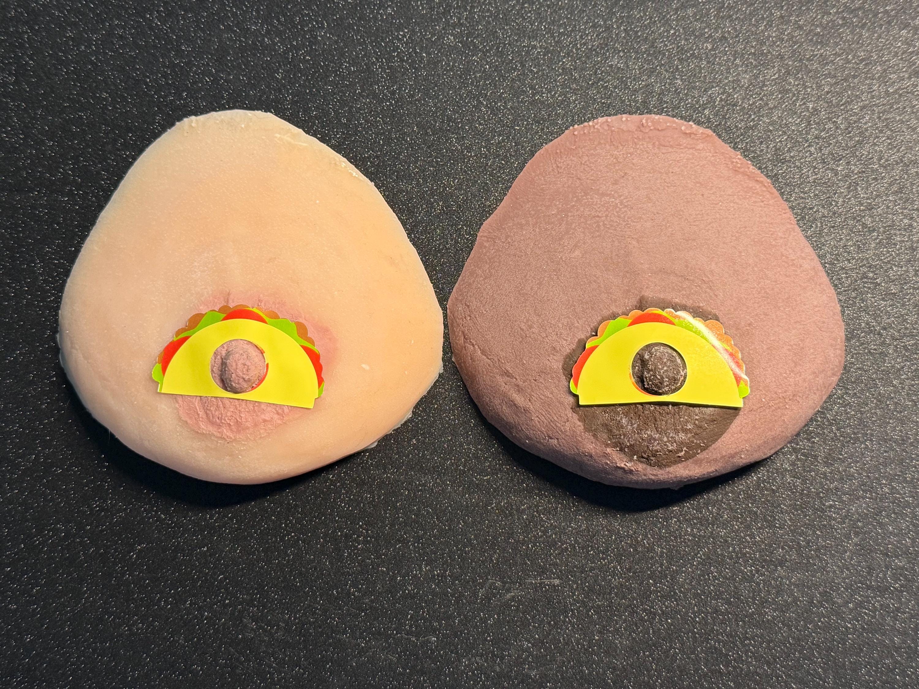 Taco Pasties | Playful Nipple Stickers for Raves & Costumes | Discreet Packaging