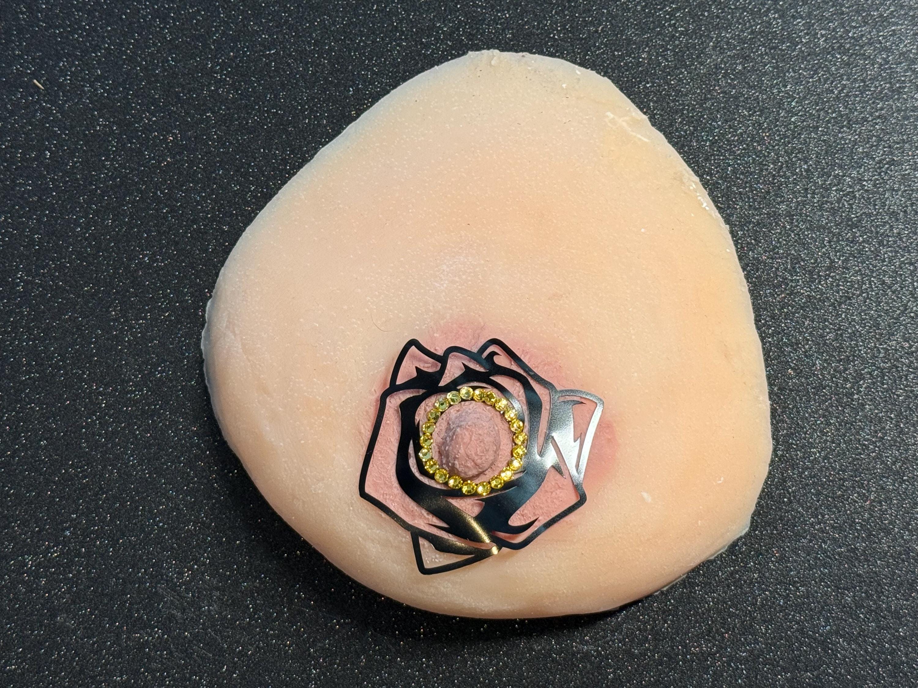 Rhinestone Flower Body Pasty | Rave Festival Body Jewelry | Discreet Packaging