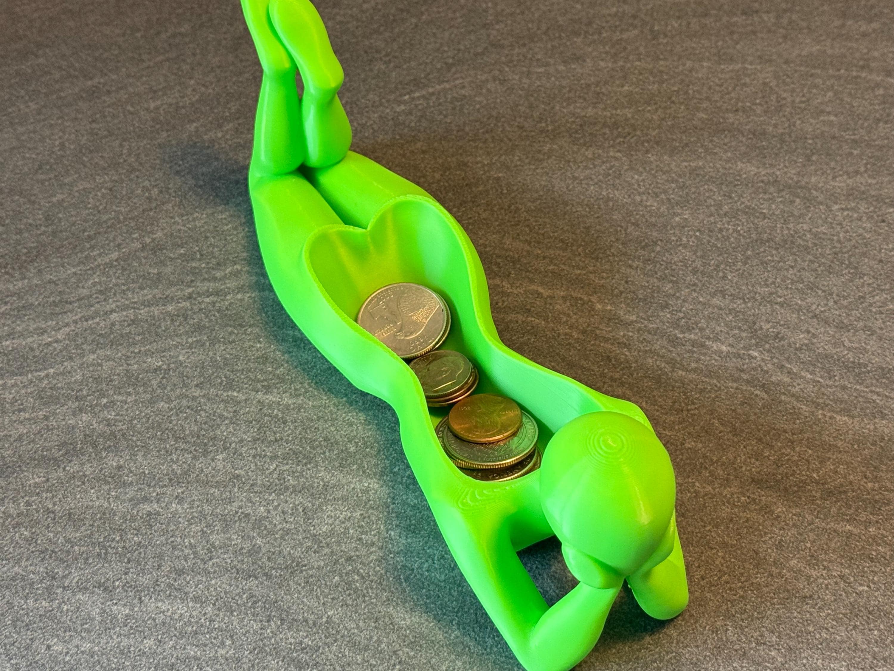 Female Form Trinket Dish | Modern Desk Organizer | Jewelry Tray | Discreet Packaging