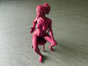 3D Printed Seated Woman Sculpture | Modern Figurative Art | Discreet Packaging
