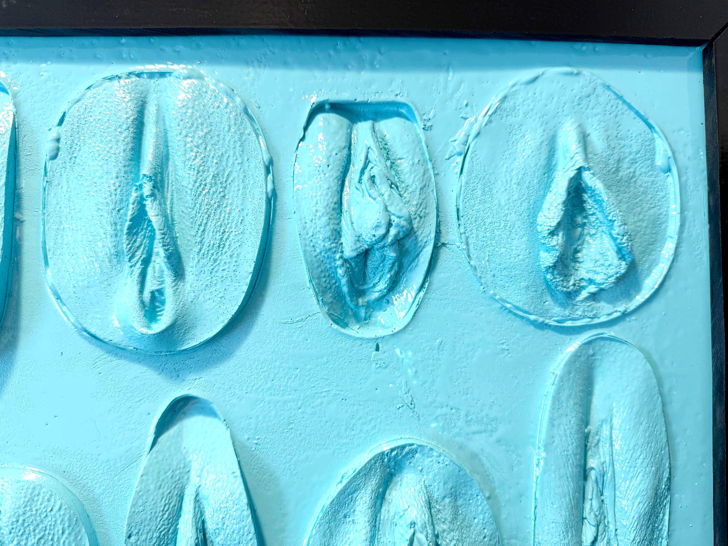 Textured Feminine Form Wall Art | Modern Resin Sculpture | Discreet Packaging