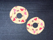 Valentine Costume Stickers | Heart Sprinkle Cookie Design | Valentine Outfit Accessories | Discreet Packaging
