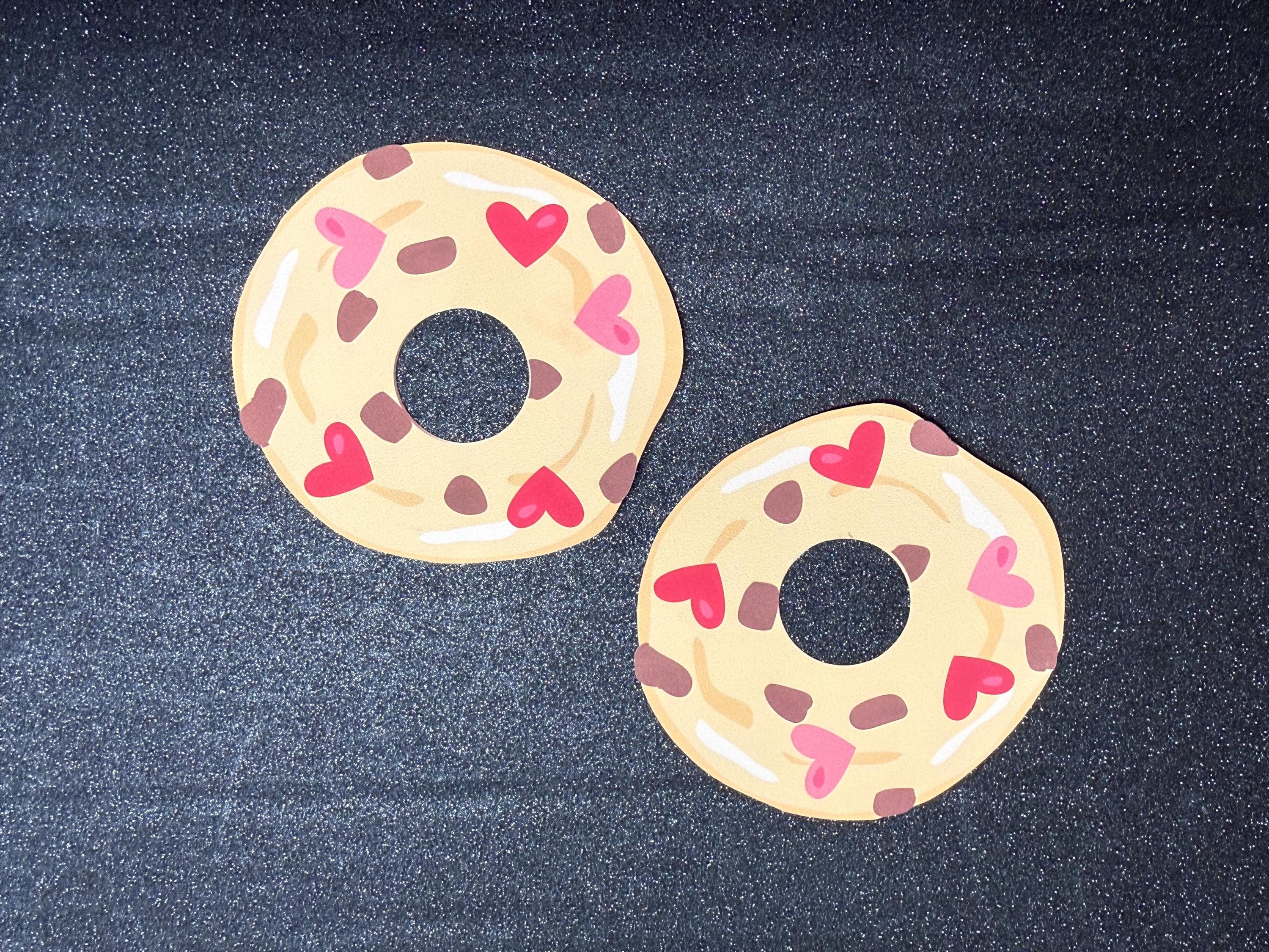 Valentine Costume Stickers | Heart Sprinkle Cookie Design | Valentine Outfit Accessories | Discreet Packaging