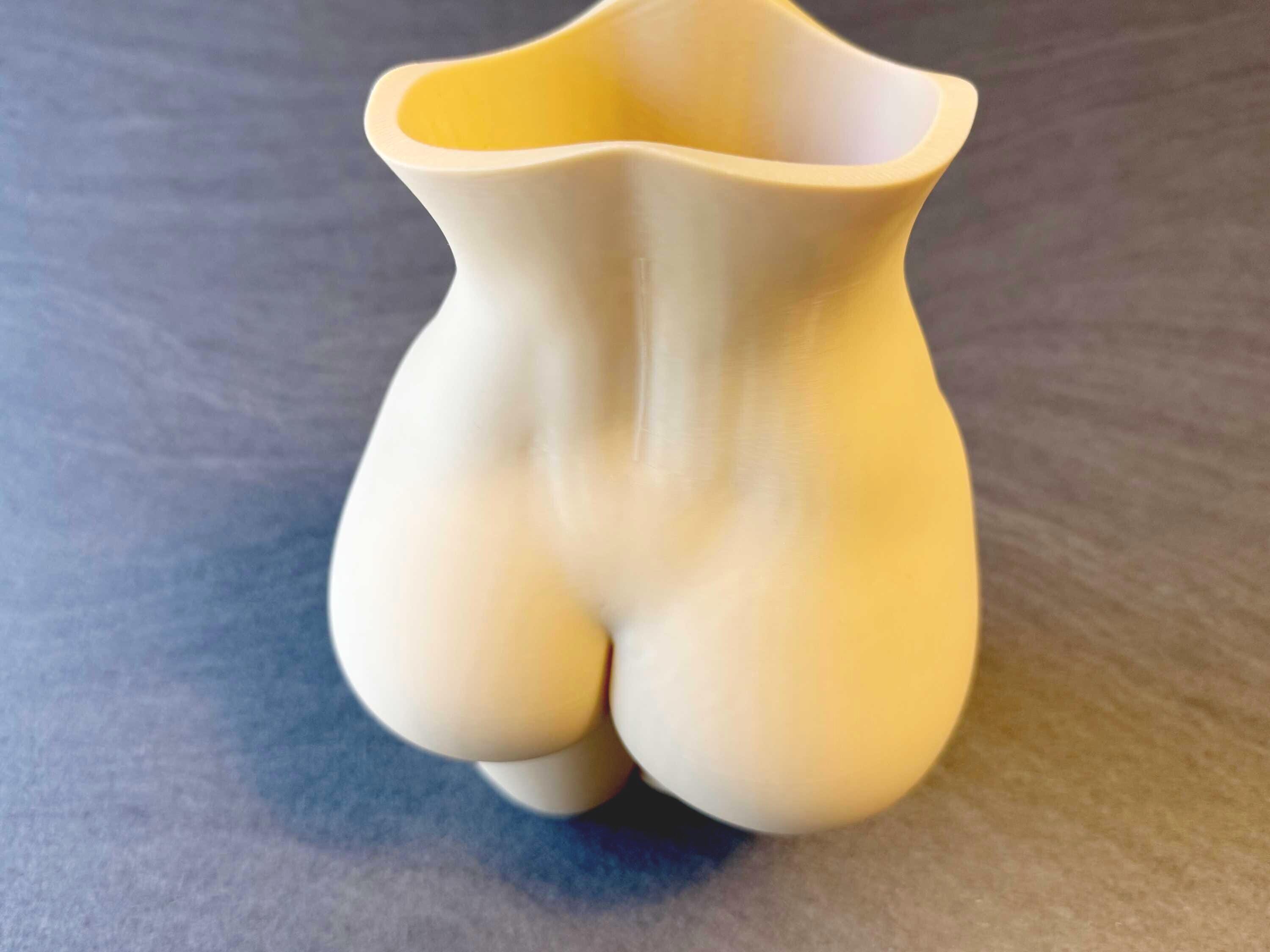 Handmade Feminine Form Vase | Abstract Body Sculpture Decor | Discreet Packaging