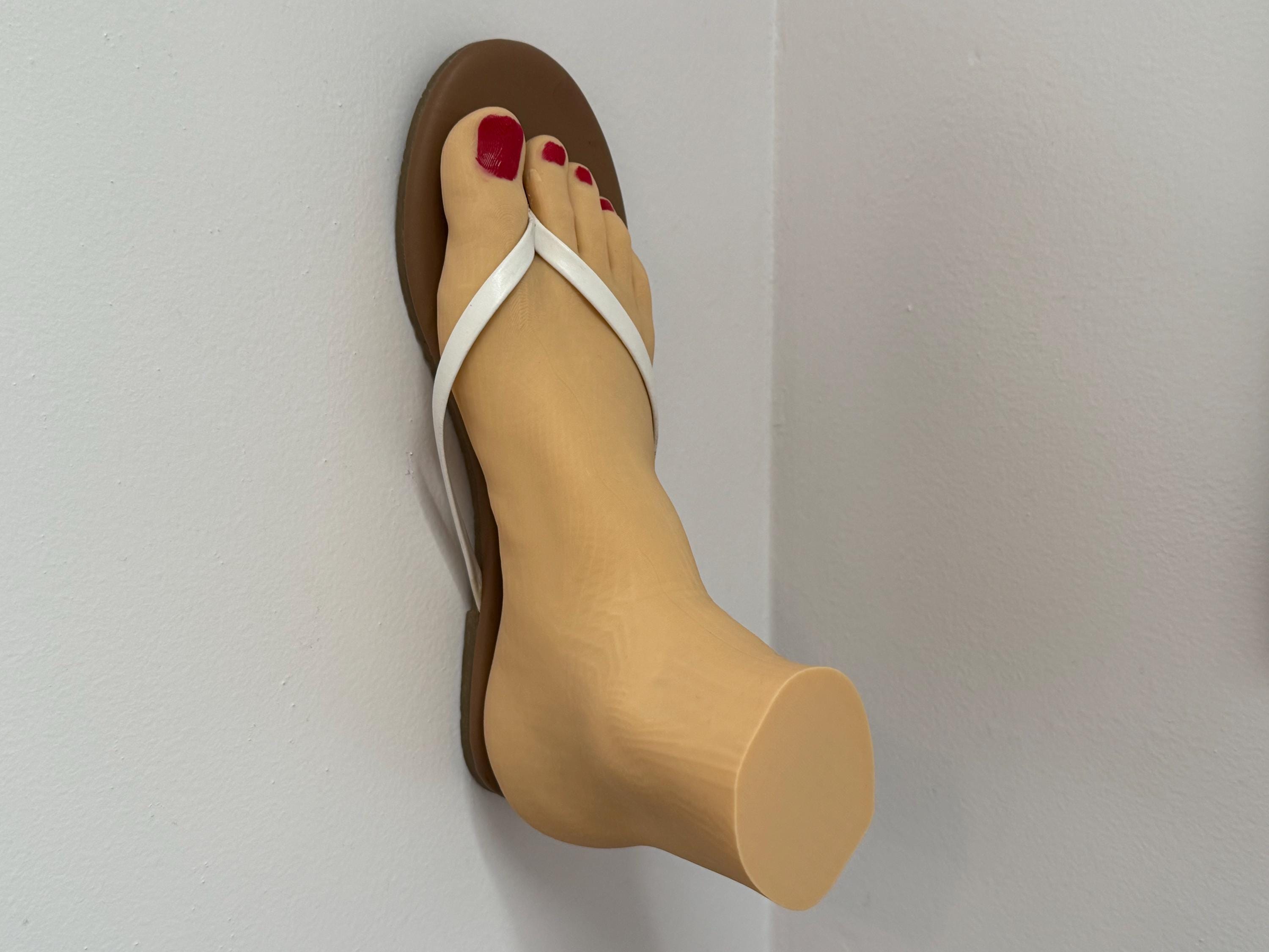 Modern Sculptural Decor | Female Foot Form Display Piece | Discreet Packaging