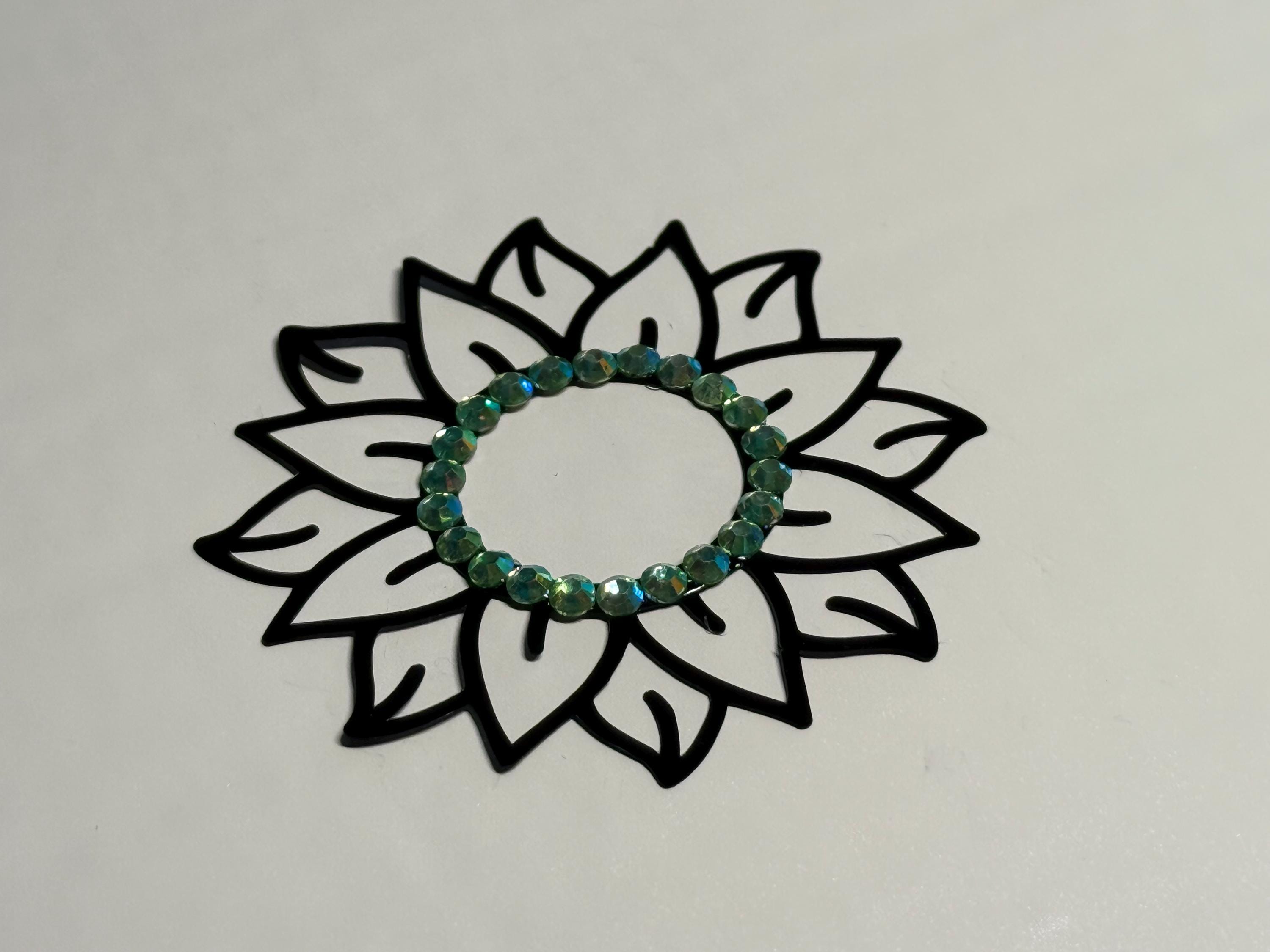 Rhinestone Flower Body Pasty | Rave Festival Body Jewelry | Discreet Packaging