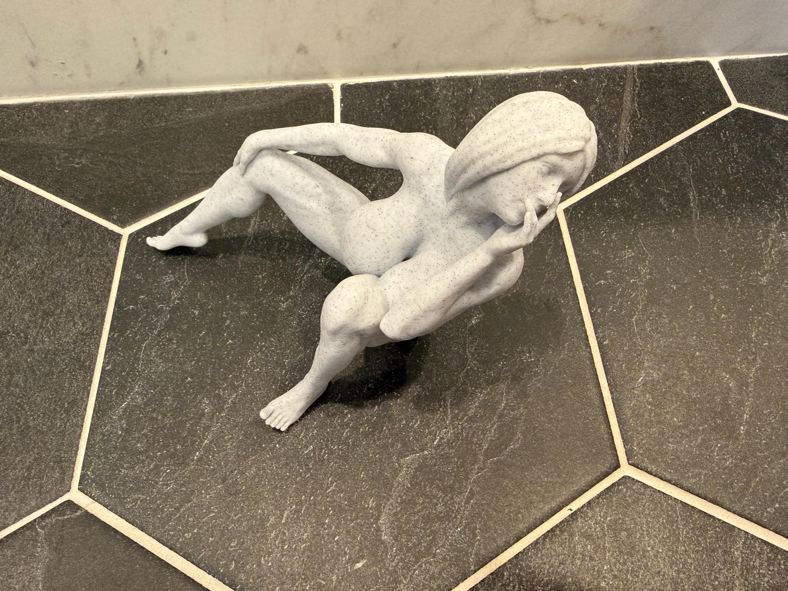Female Figure Sculpture | Abstract Nude Art Statue | Contemporary Feminine Form Decor | Discreet Packaging