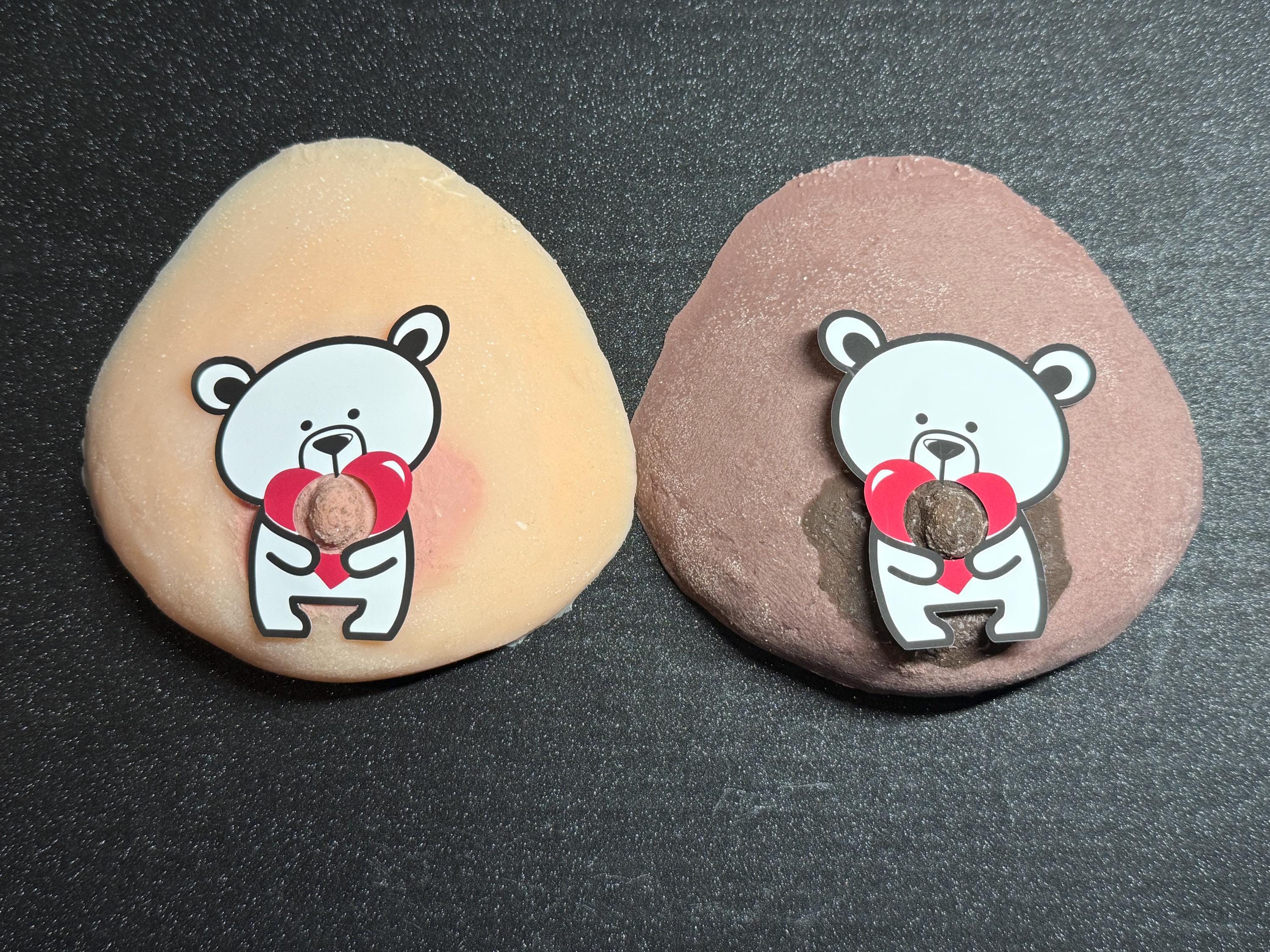 Valentine Bear Costume Sticker | Heart Decorative Accessories | Valentine Outfit Accent | Discreet Packaging