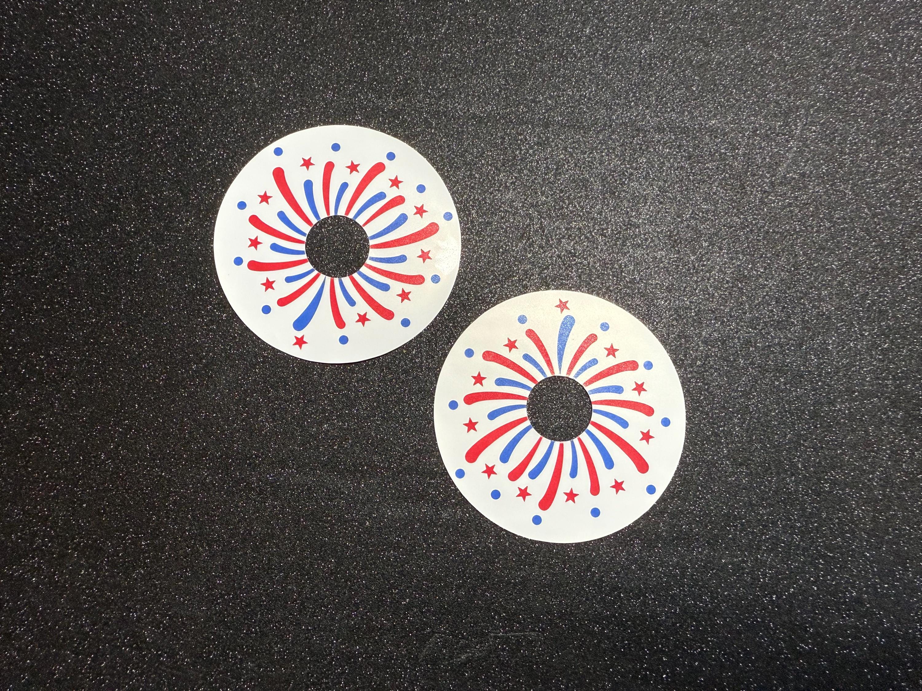July 4th Firework Nipple Pasties | Independence Day Decor | Discreet Packaging