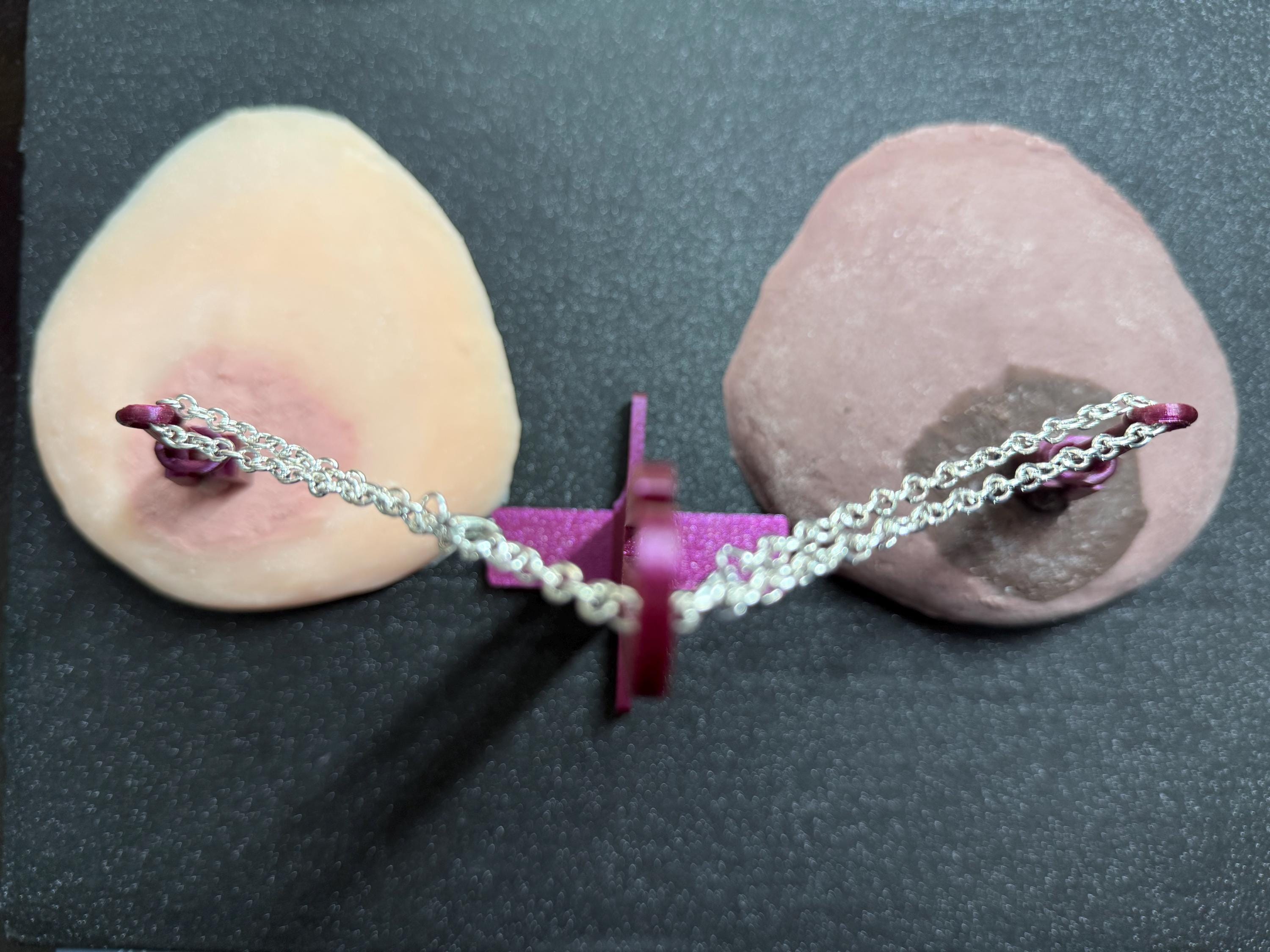 Adjustable Bondage Restraint Display Stand | BDSM Rope & Chain Accessory | Kink Lifestyle Gear | Discreet Packaging