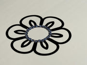 Rhinestone Flower Body Pasty | Rave Festival Body Jewelry | Discreet Packaging