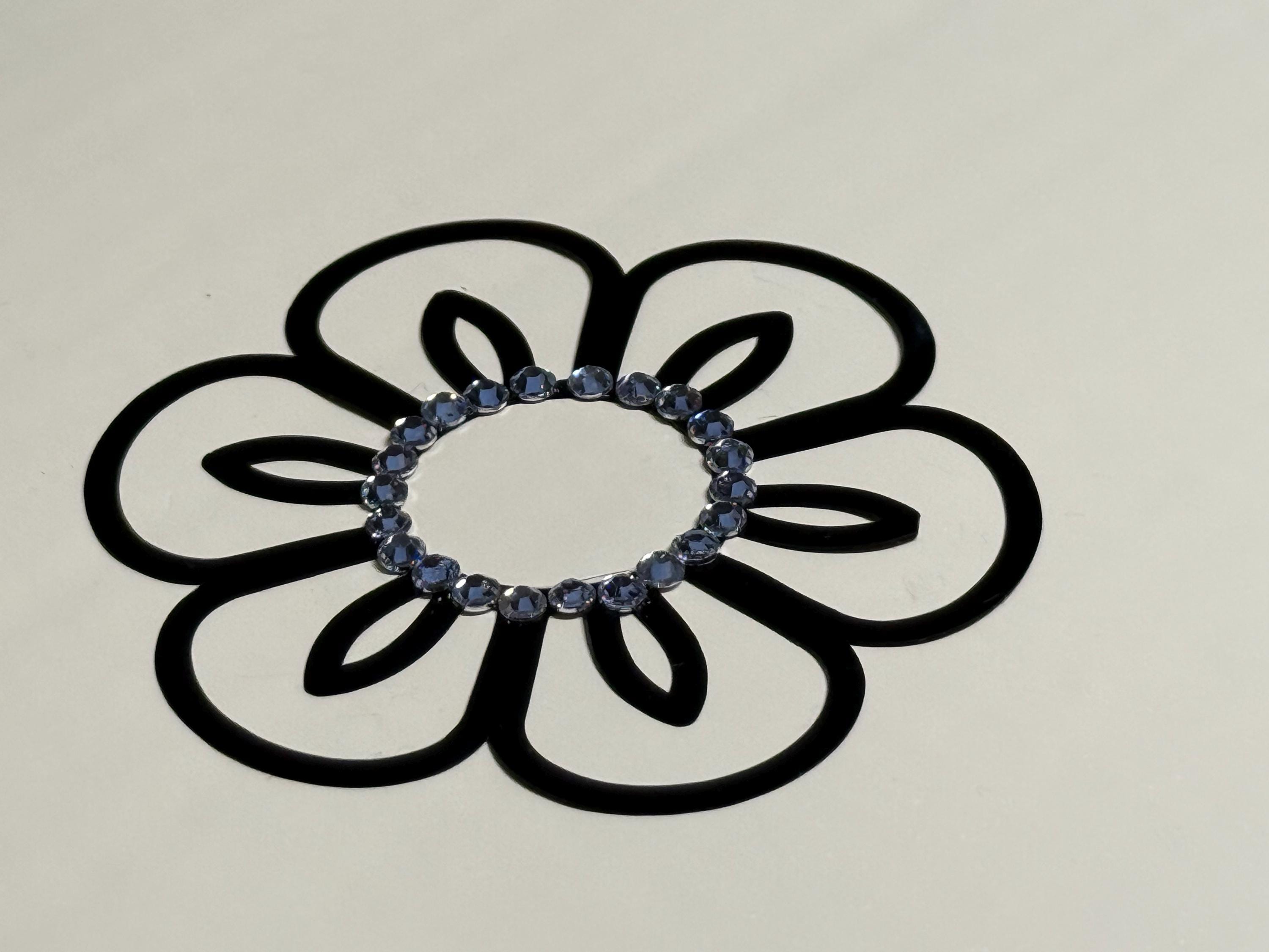 Rhinestone Flower Body Pasty | Rave Festival Body Jewelry | Discreet Packaging