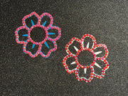 Rhinestone Flower Nipple Pasty | Rave Body Jewelry | Discreet Packaging