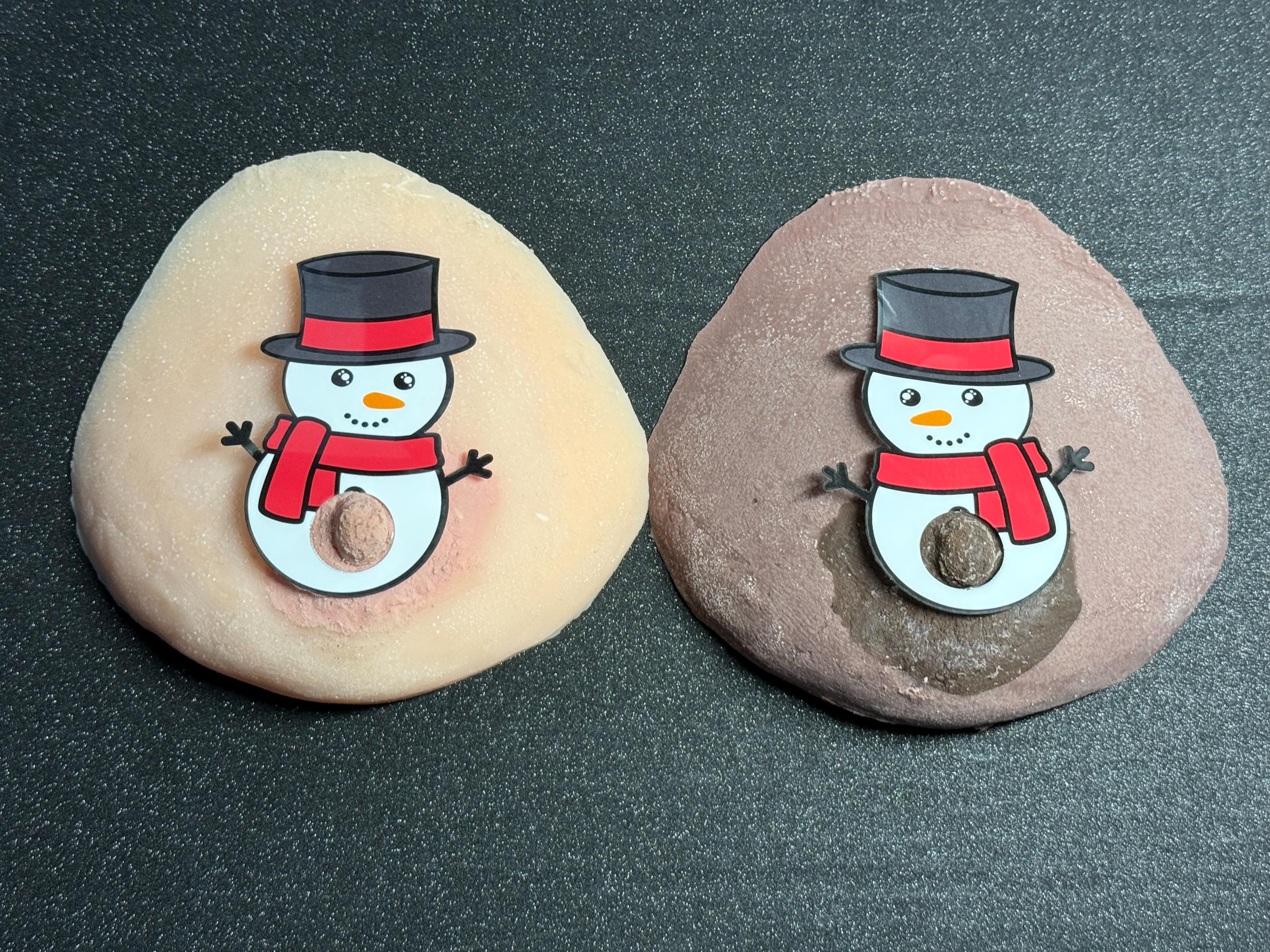 Snowman Nipple Stickers | Festive Holiday Pasties | Christmas Body Stickers | Funny Winter Party Accessory | Adult Humor Gift
