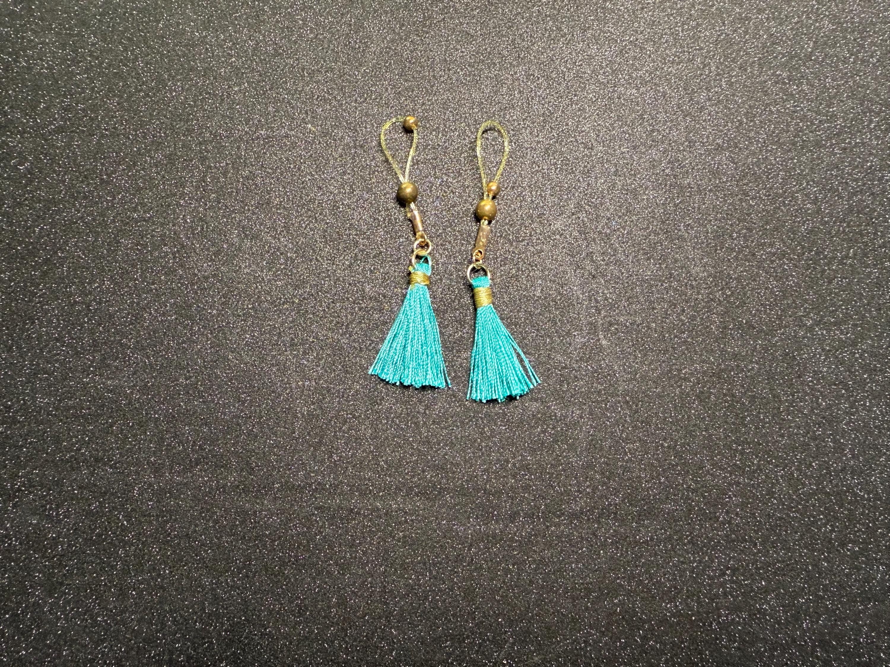 Dangling Nipple Tassels | 18K Gold Plated Body Jewelry | Discreet Packaging