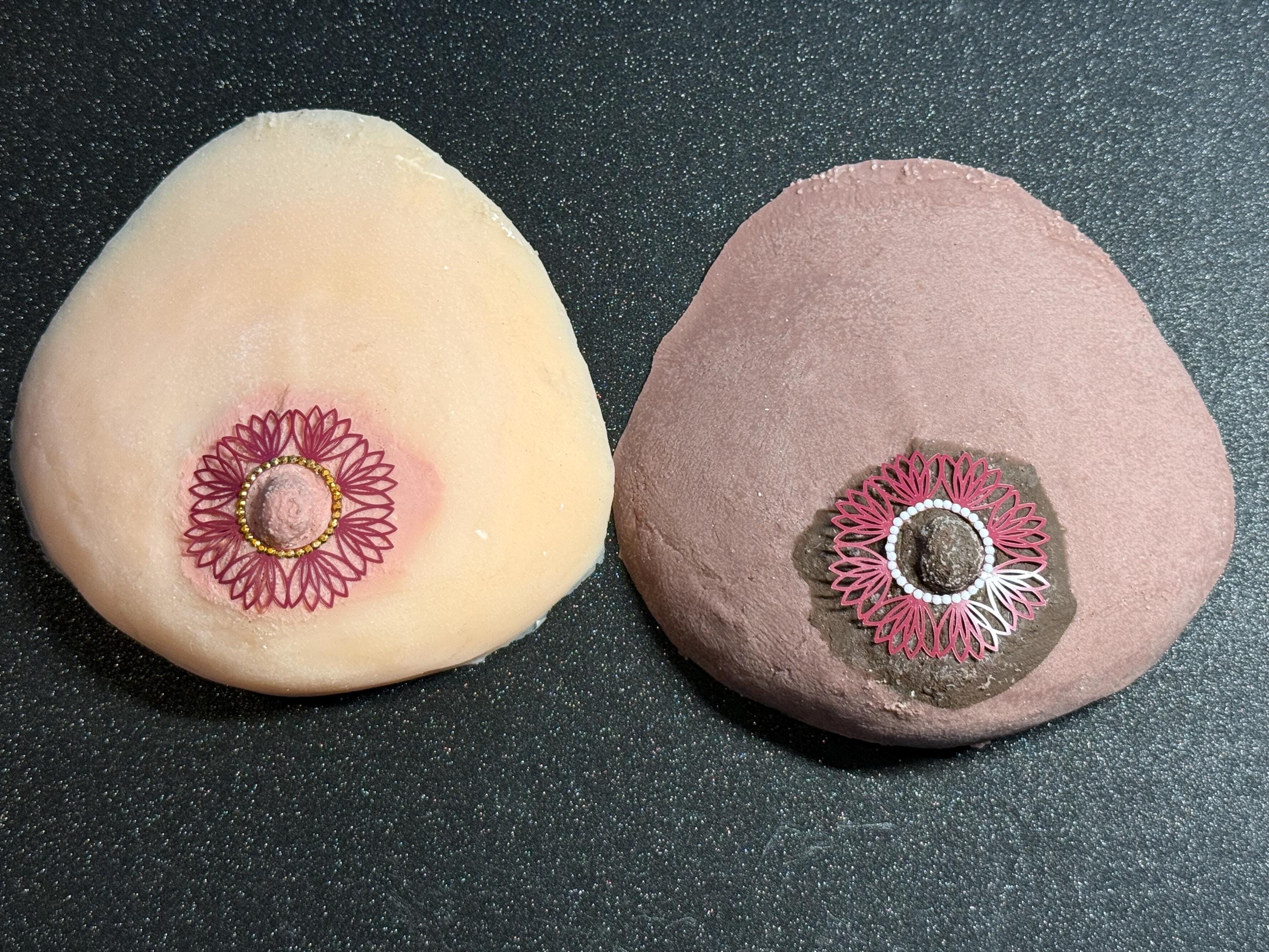 Rhinestone Flower Nipple Pasty | Festival Body Jewelry | Discreet Packaging