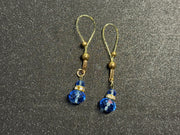 Blue Crystal Nipple Jewelry | 18K Gold Plated Non-Piercing Nip Tips | Discreet Packaging
