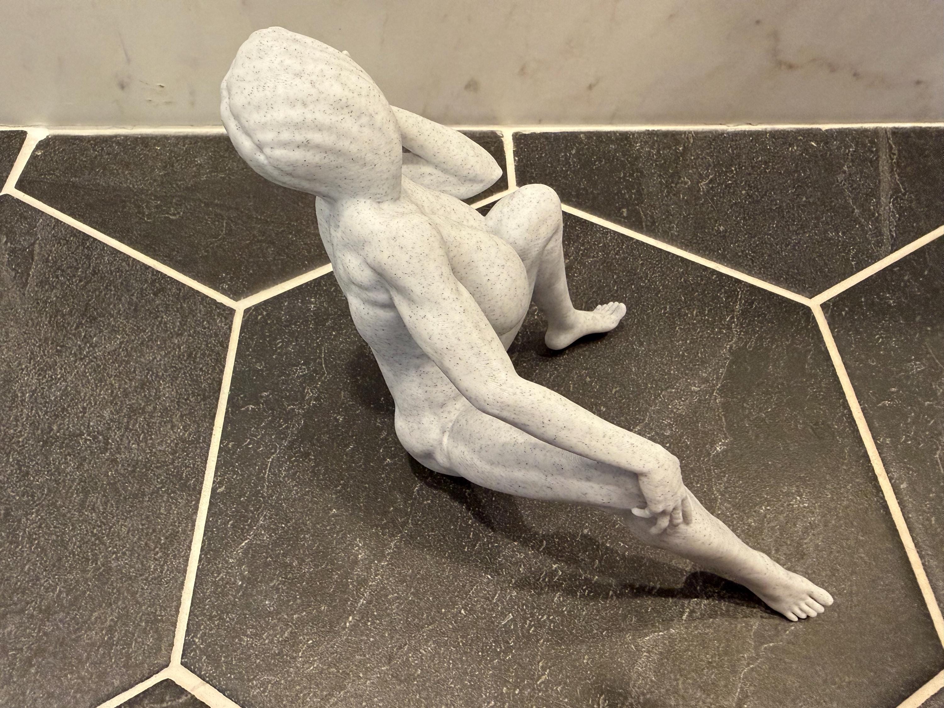 Female Figure Sculpture | Abstract Nude Art Statue | Contemporary Feminine Form Decor | Discreet Packaging