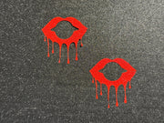 Red Lips Nipple Stickers | Kiss Marks | Medical Grade Adhesive | Discreet Packaging