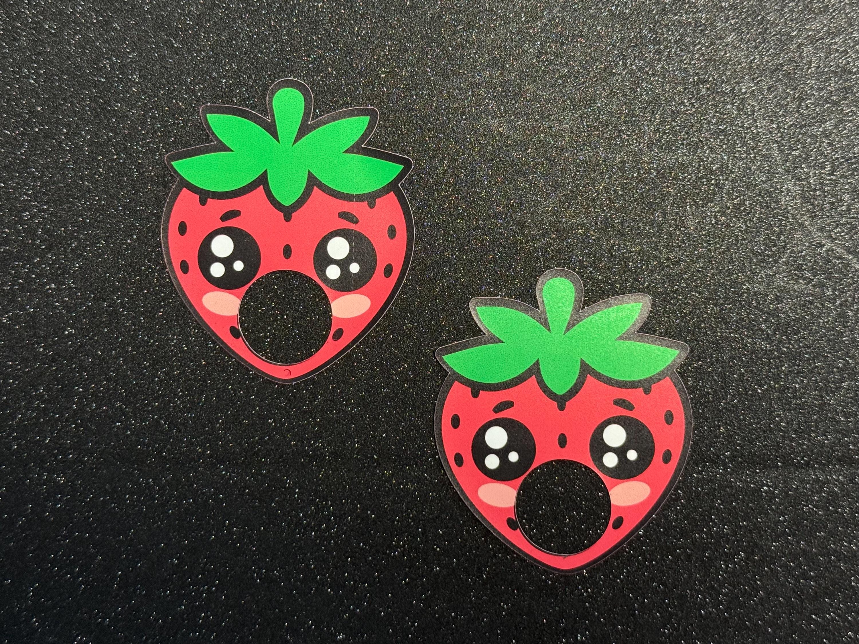 Playful Strawberry Pasties | Medical Grade Adhesive | Latex-Free | Discreet Packaging