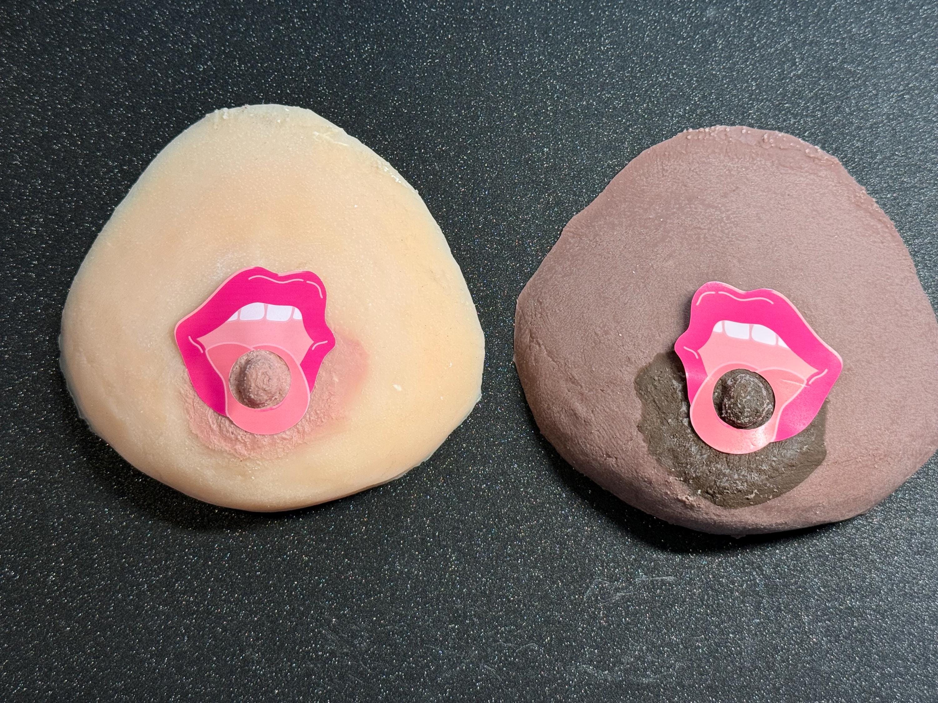 Sweet & Sassy Mouth Nipple Pasties | Licky Lips Stickers | Discreet Packaging
