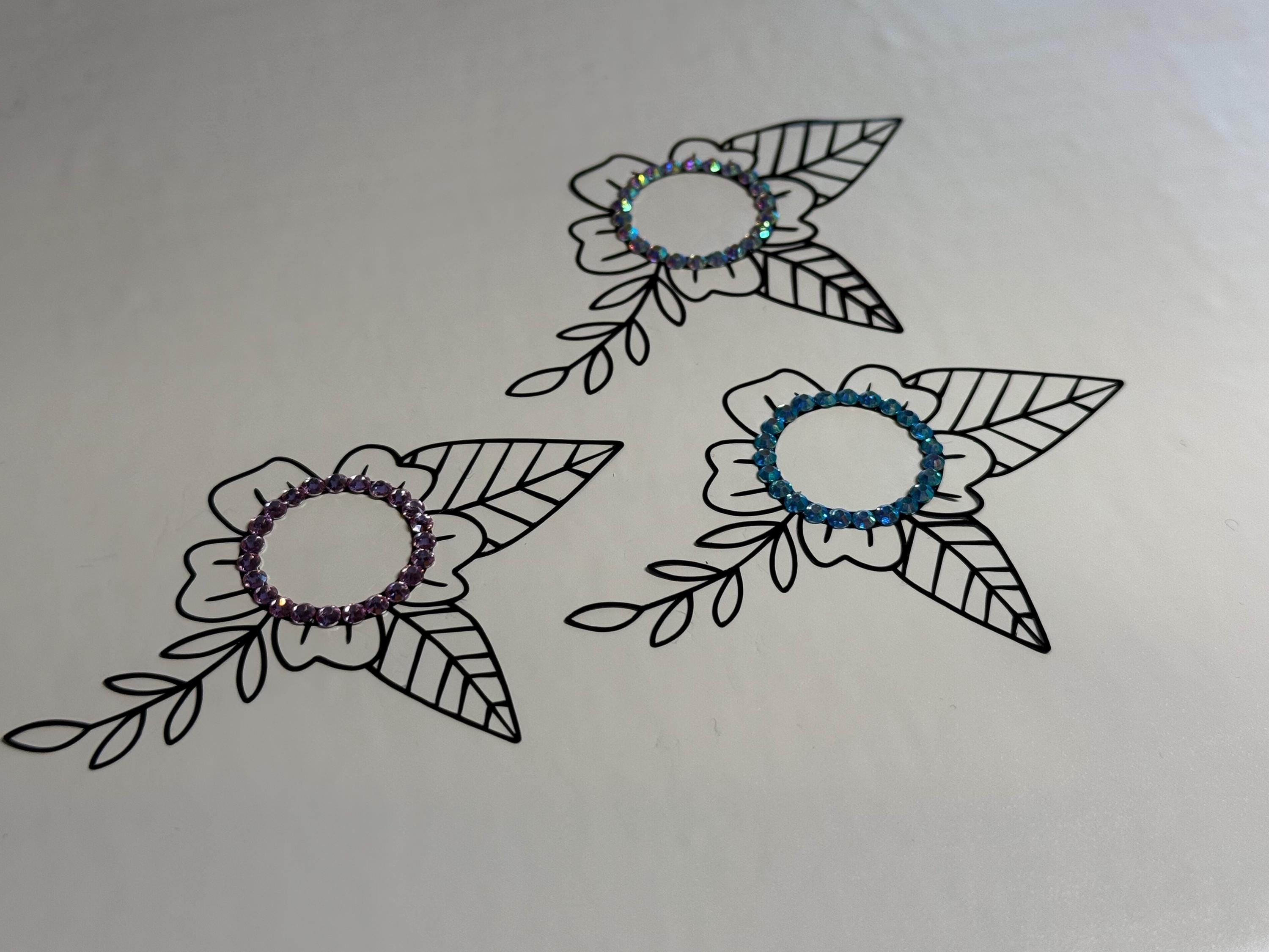 Rhinestone Flower Body Pasty | Festival Body Jewelry | Discreet Packaging