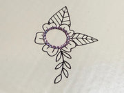 Rhinestone Flower Body Pasty | Festival Body Jewelry | Discreet Packaging