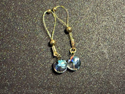 Gold Plated Nipple Jewelry | Clear Oval Gem | Non-Pierced | Discreet Packaging