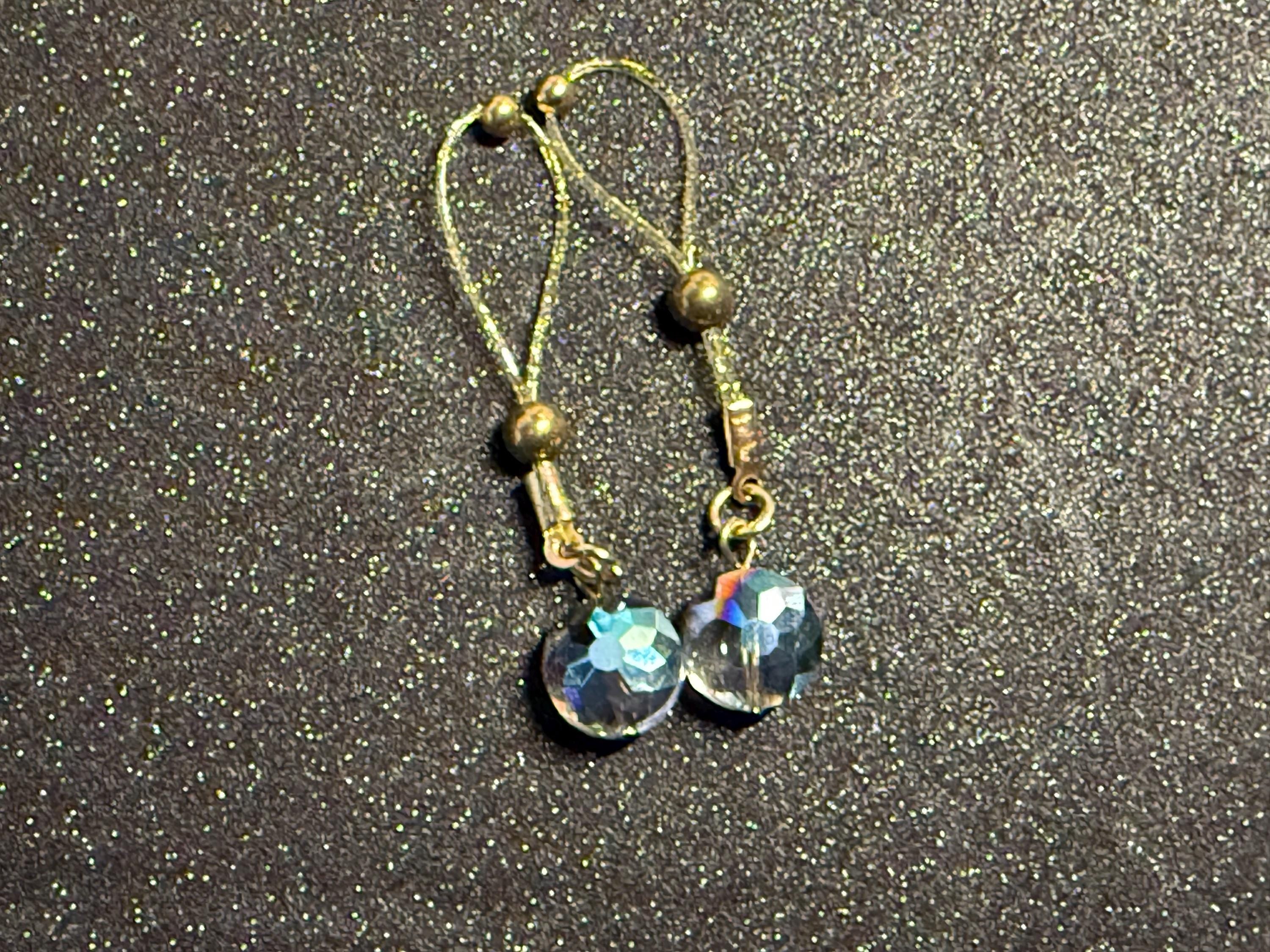 Gold Plated Nipple Jewelry | Clear Oval Gem | Non-Pierced | Discreet Packaging