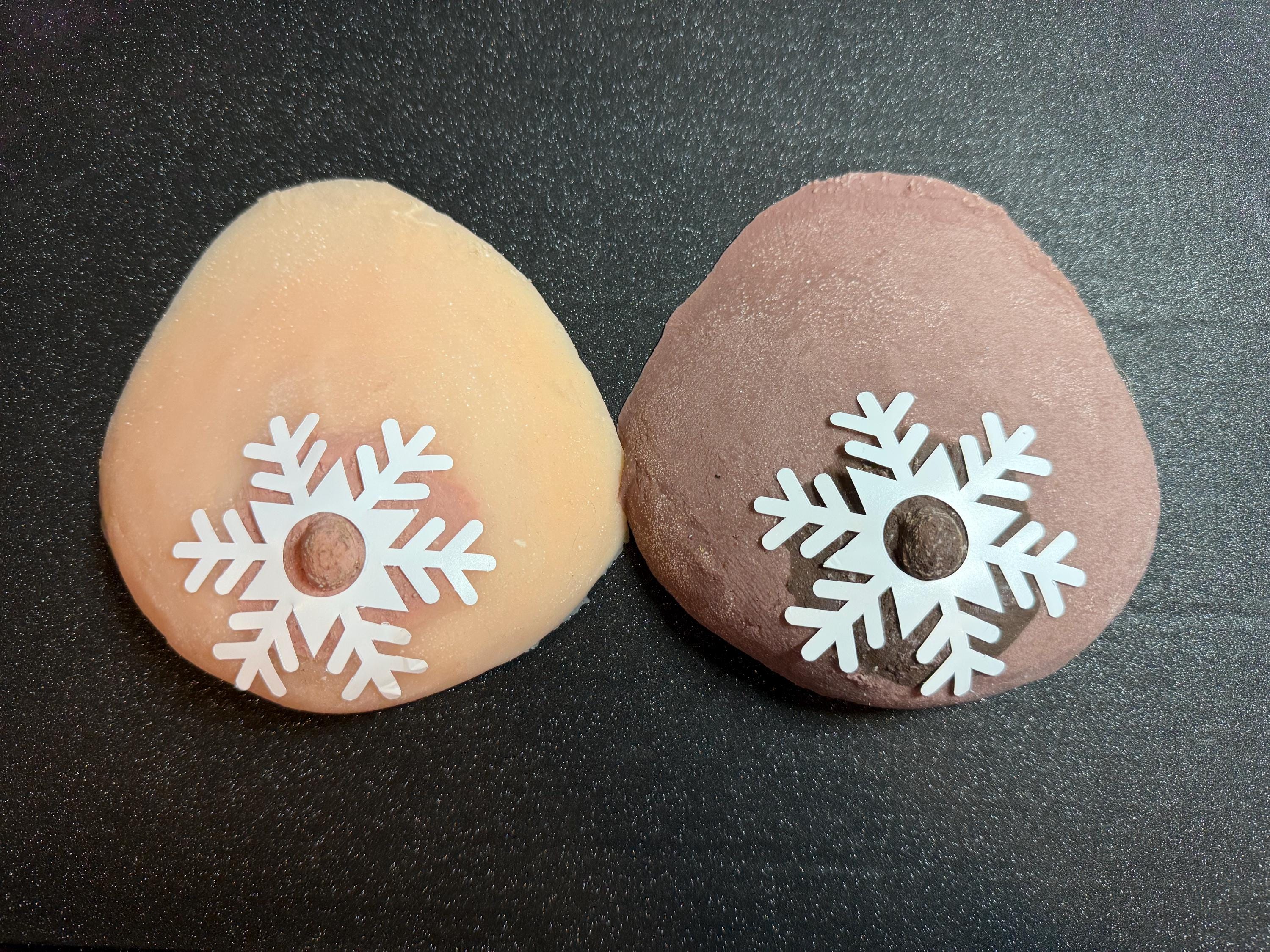 Winter Snowflake Pasties | Festival & Holiday Nipple Covers | Discreet Packaging