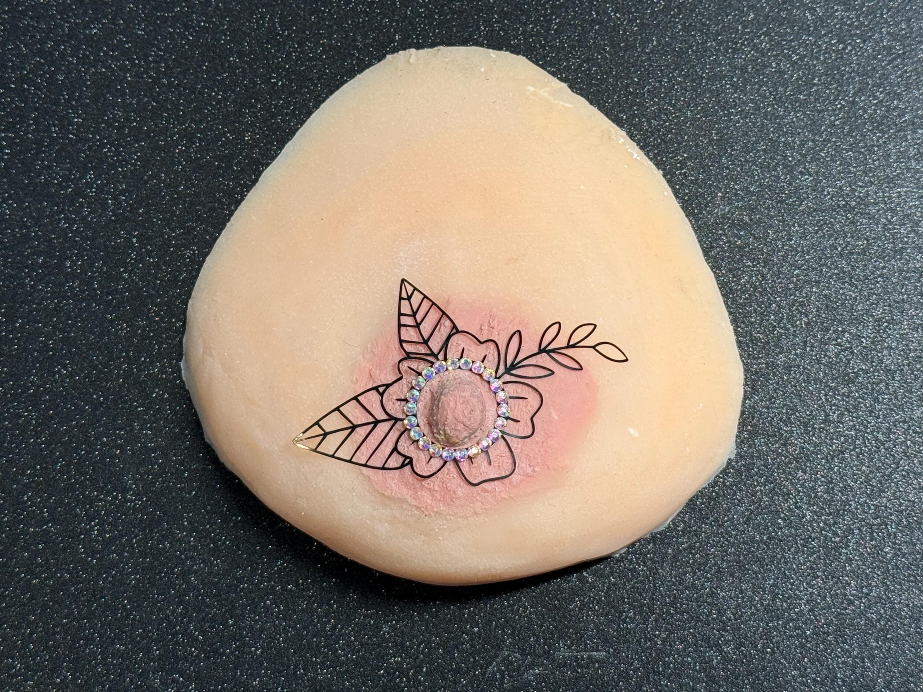 Rhinestone Flower Body Pasty | Festival Body Jewelry | Discreet Packaging