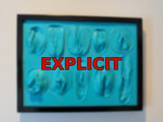 Textured Feminine Form Wall Art | Modern Resin Sculpture | Discreet Packaging